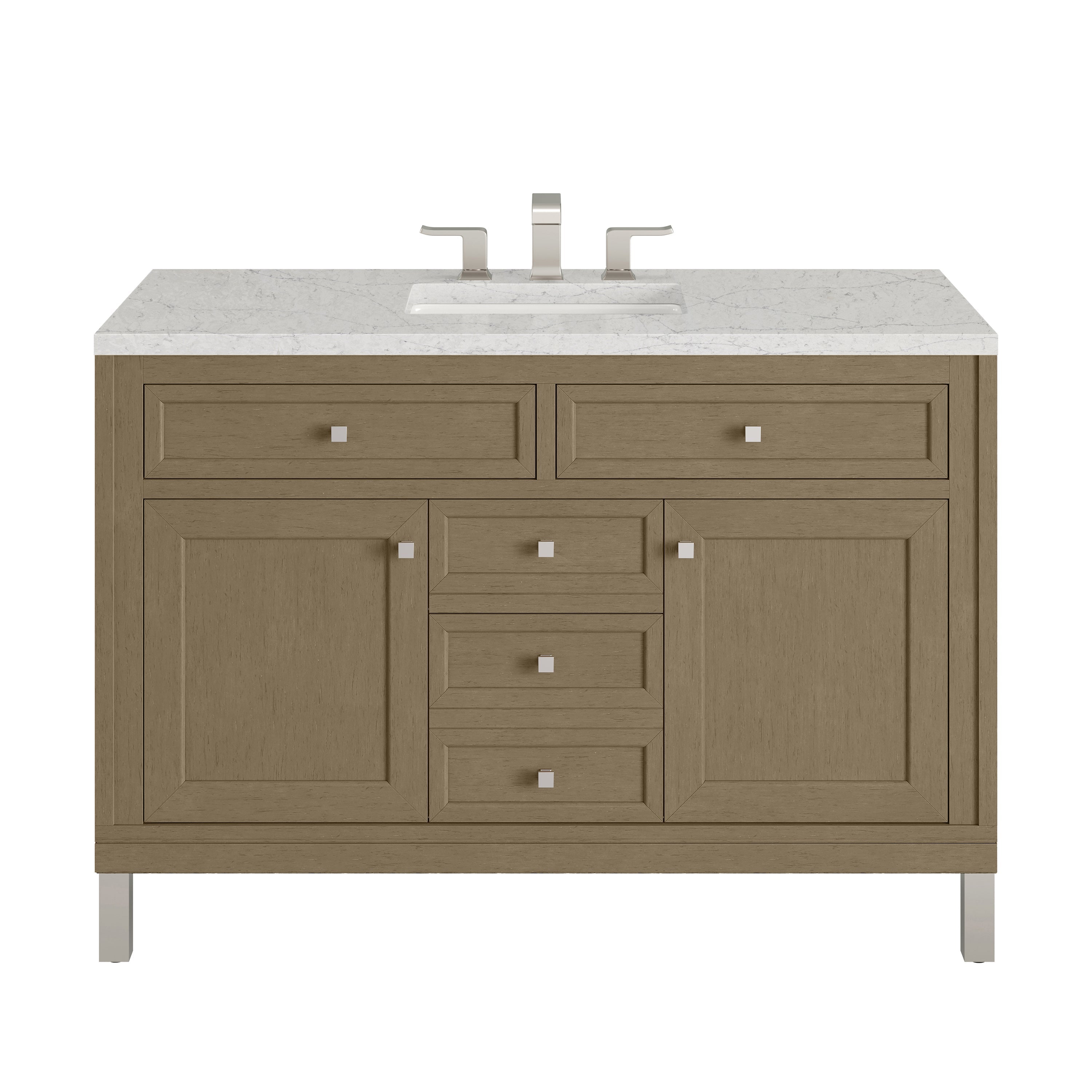 Walnut Whisper / Eternal Jasmine Pearl - 3 Faucet Holes