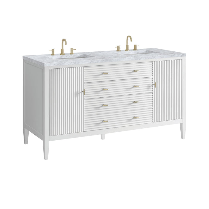 Bright White / Carrara White - 3 Faucet Holes