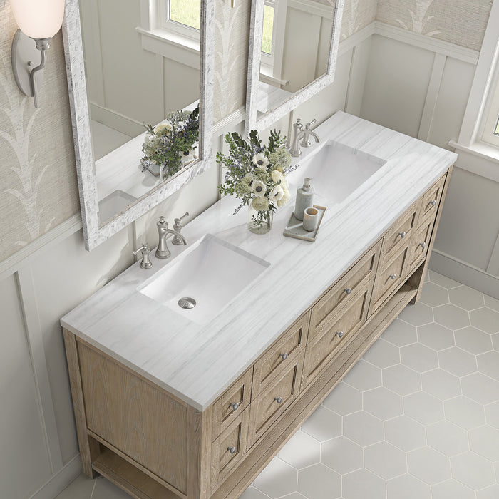 Whitewashed Oak / Arctic Fall - 3 Faucet Holes