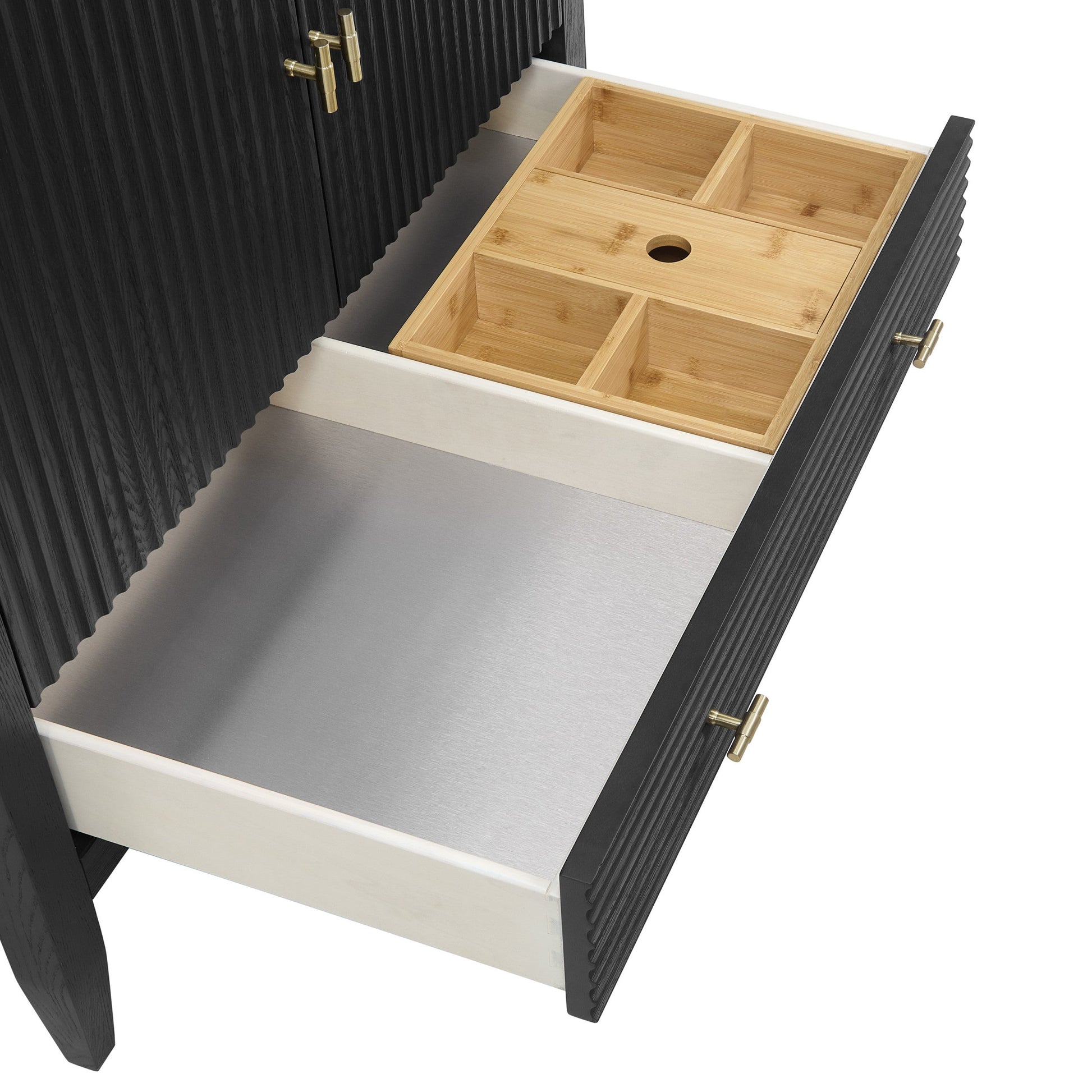 Carbon Oak / No Countertop