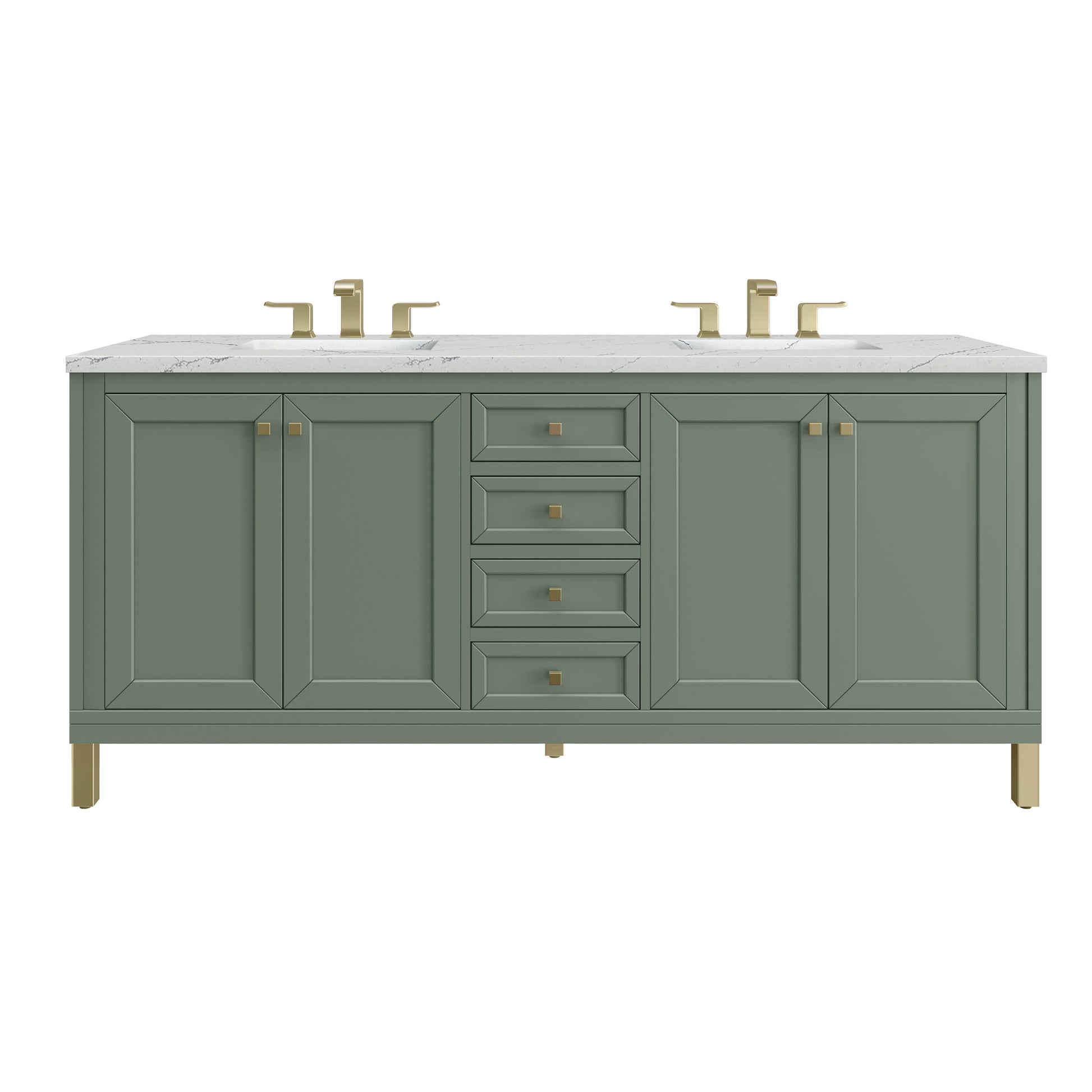 Smokey Celadon / Ethereal Noctis - 3 Faucet Holes