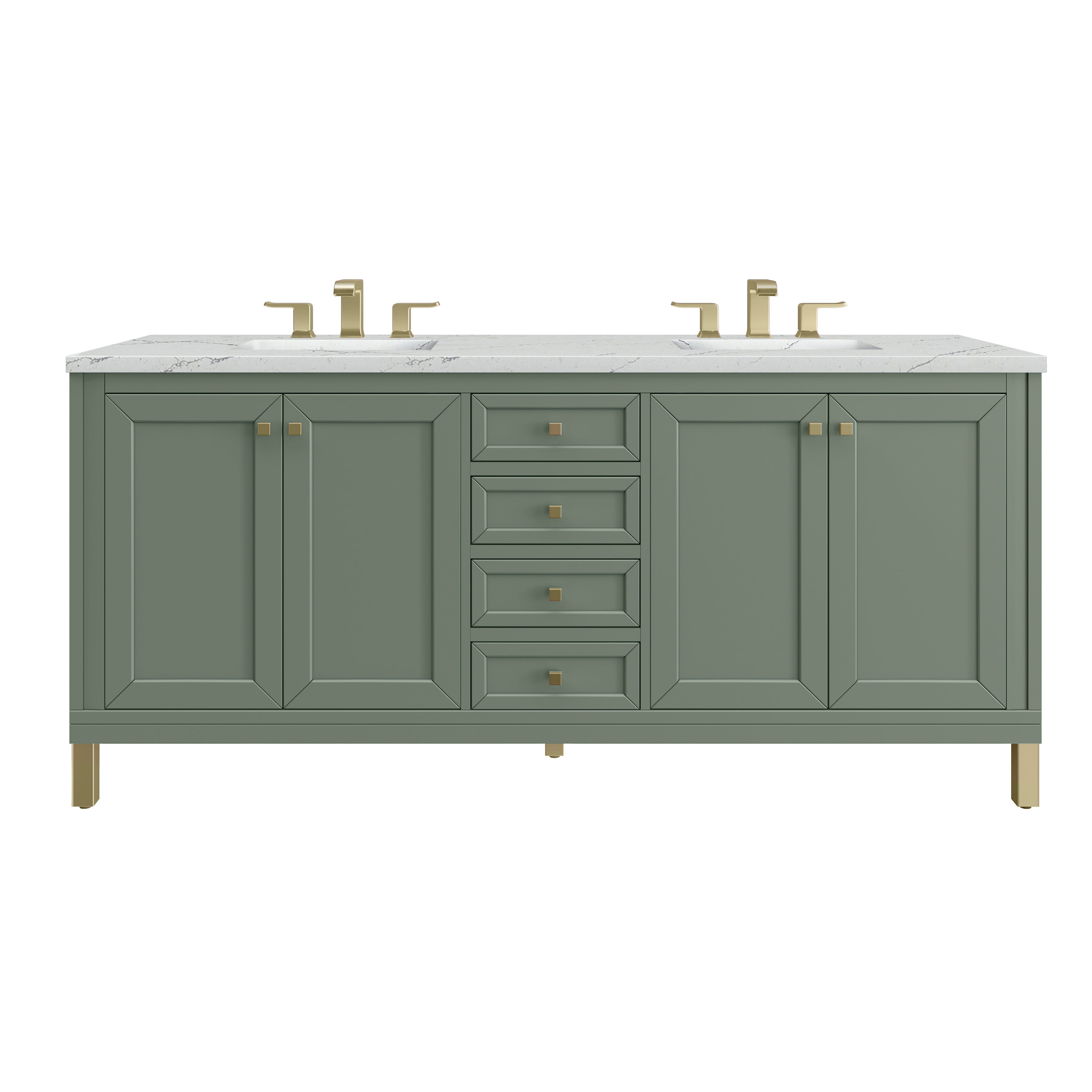 Smokey Celadon / Ethereal Noctis - 3 Faucet Holes