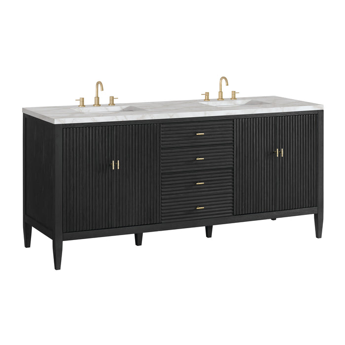 Carbon Oak / Victorian Silver - 3 Faucet Holes