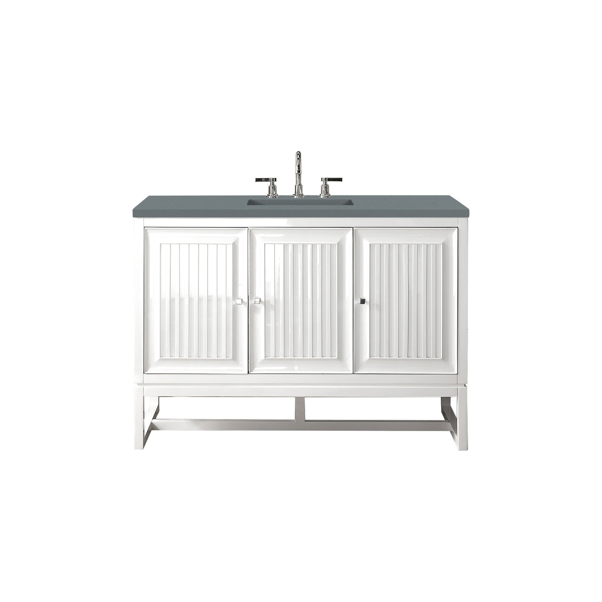 Glossy White / Cala Blue - 3 Faucet Holes