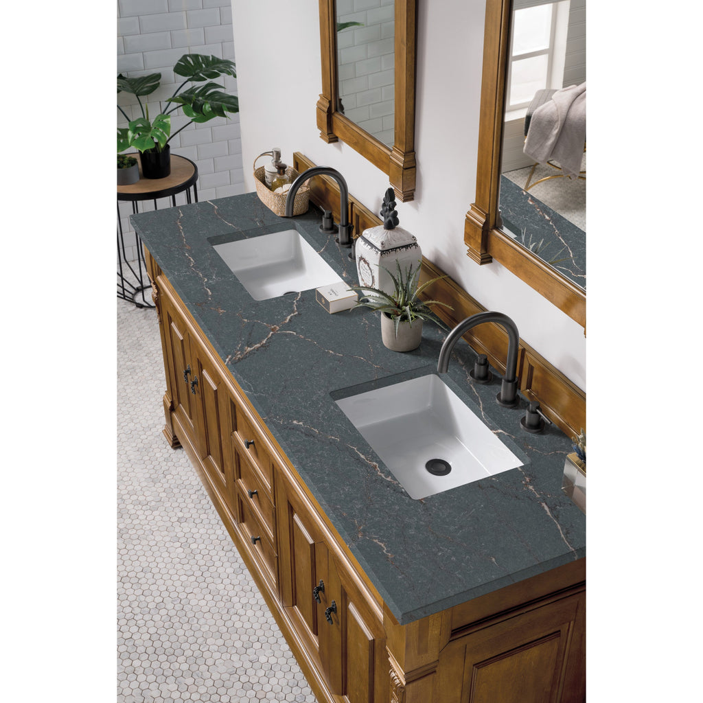 Country Oak / Parisien Bleu - 3 Faucet Holes