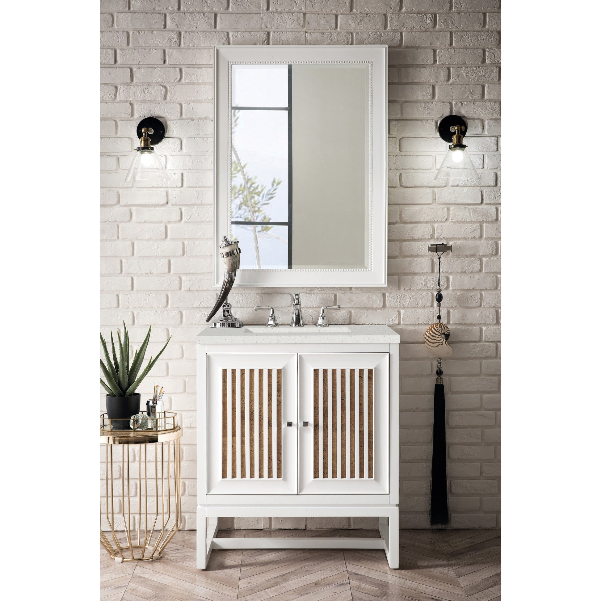 Glossy White / Lime Delight - 3 Faucet Holes