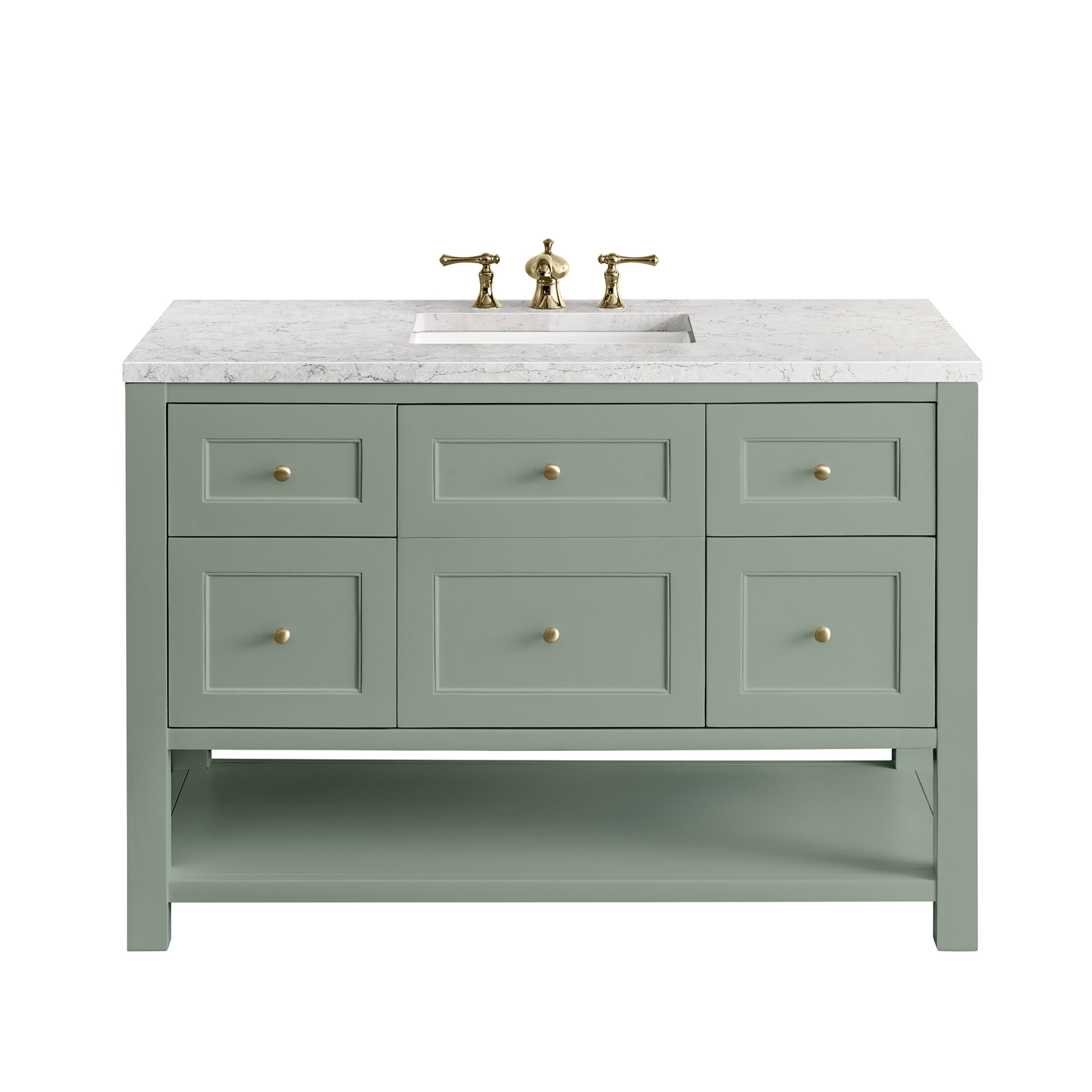 Smokey Celadon / Eternal Jasmine Pearl - 3 Faucet Holes