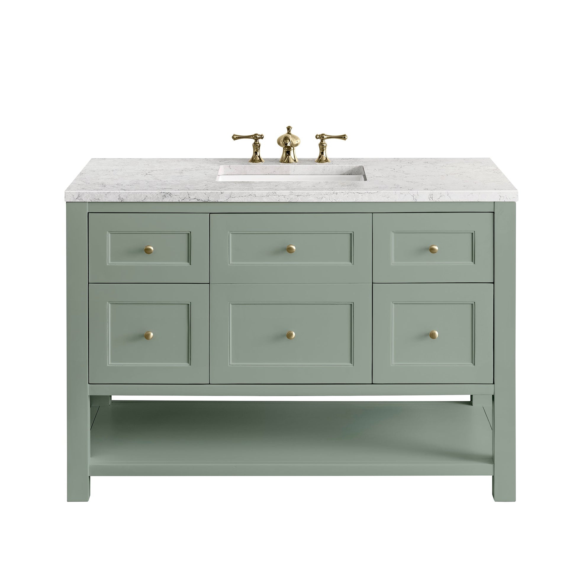 Smokey Celadon / Eternal Jasmine Pearl - 3 Faucet Holes