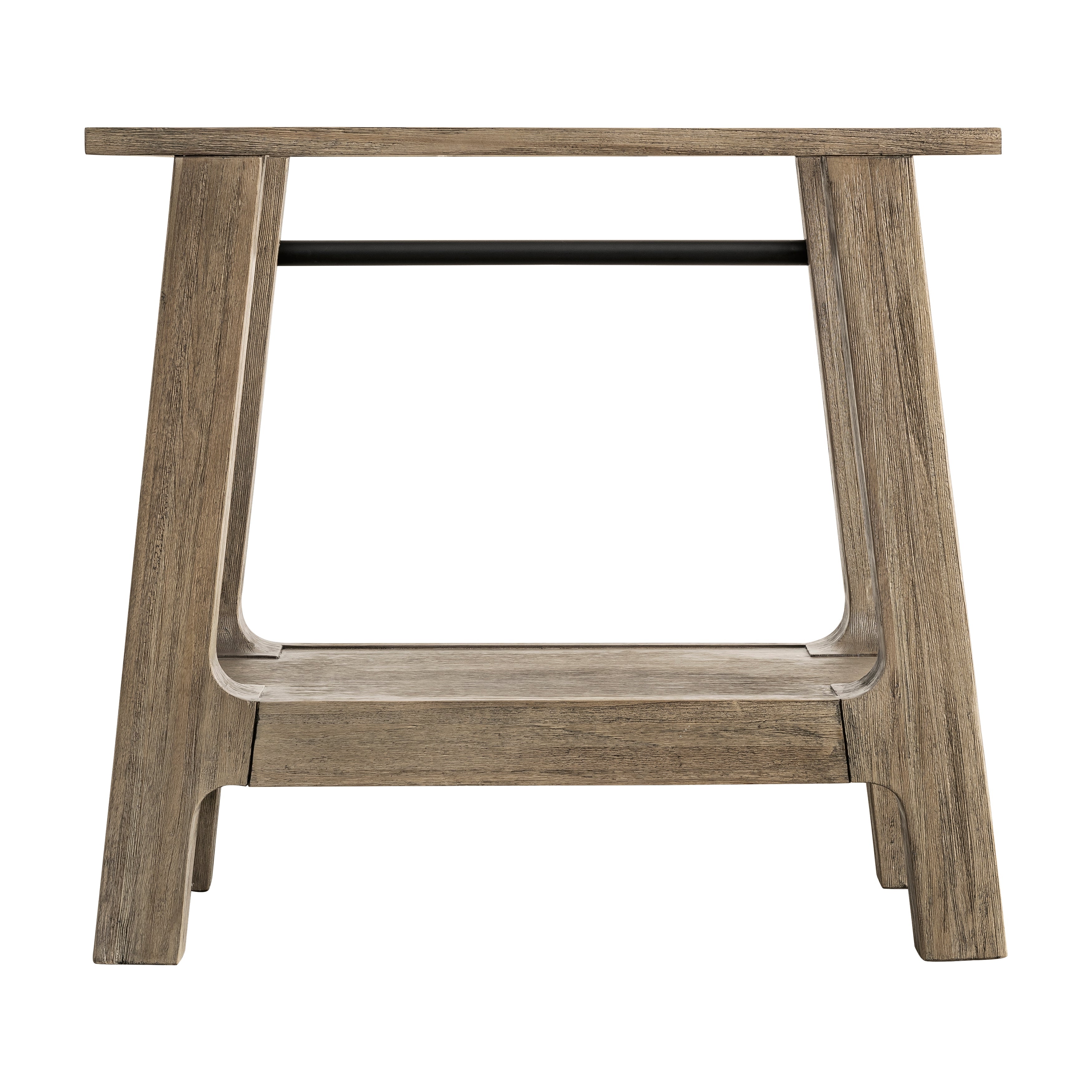Weathered Timber / Glossy White