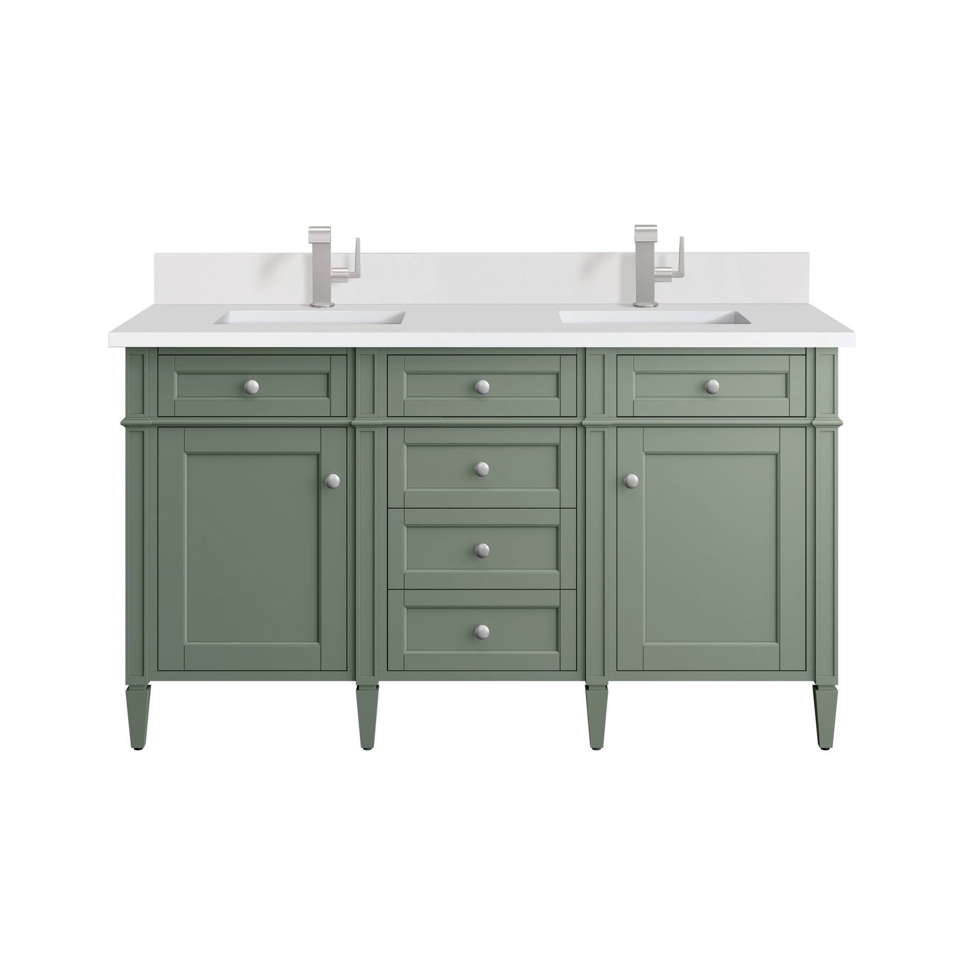 Smokey Celadon / White Zeus - 1 Faucet Hole