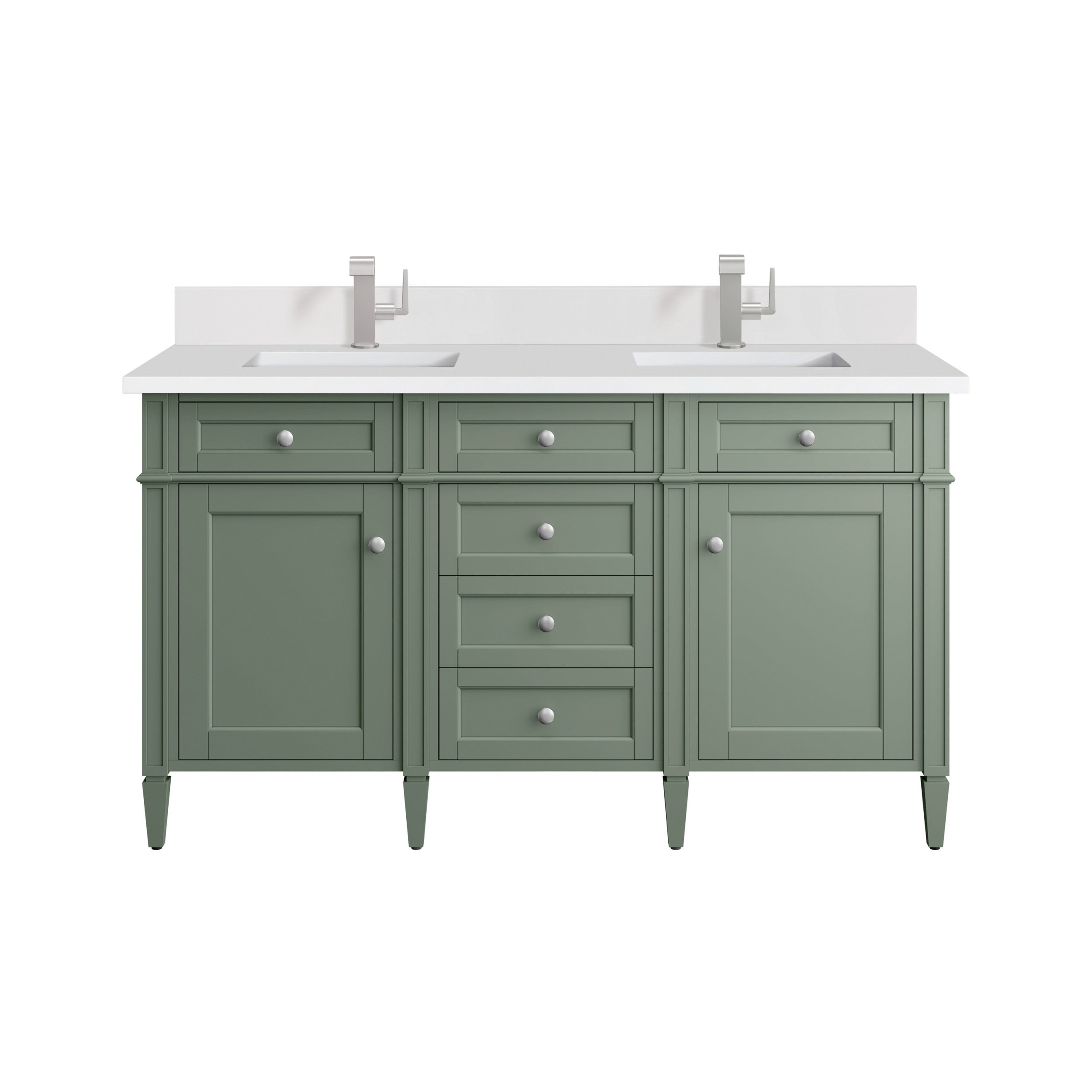 Smokey Celadon / White Zeus - 1 Faucet Hole