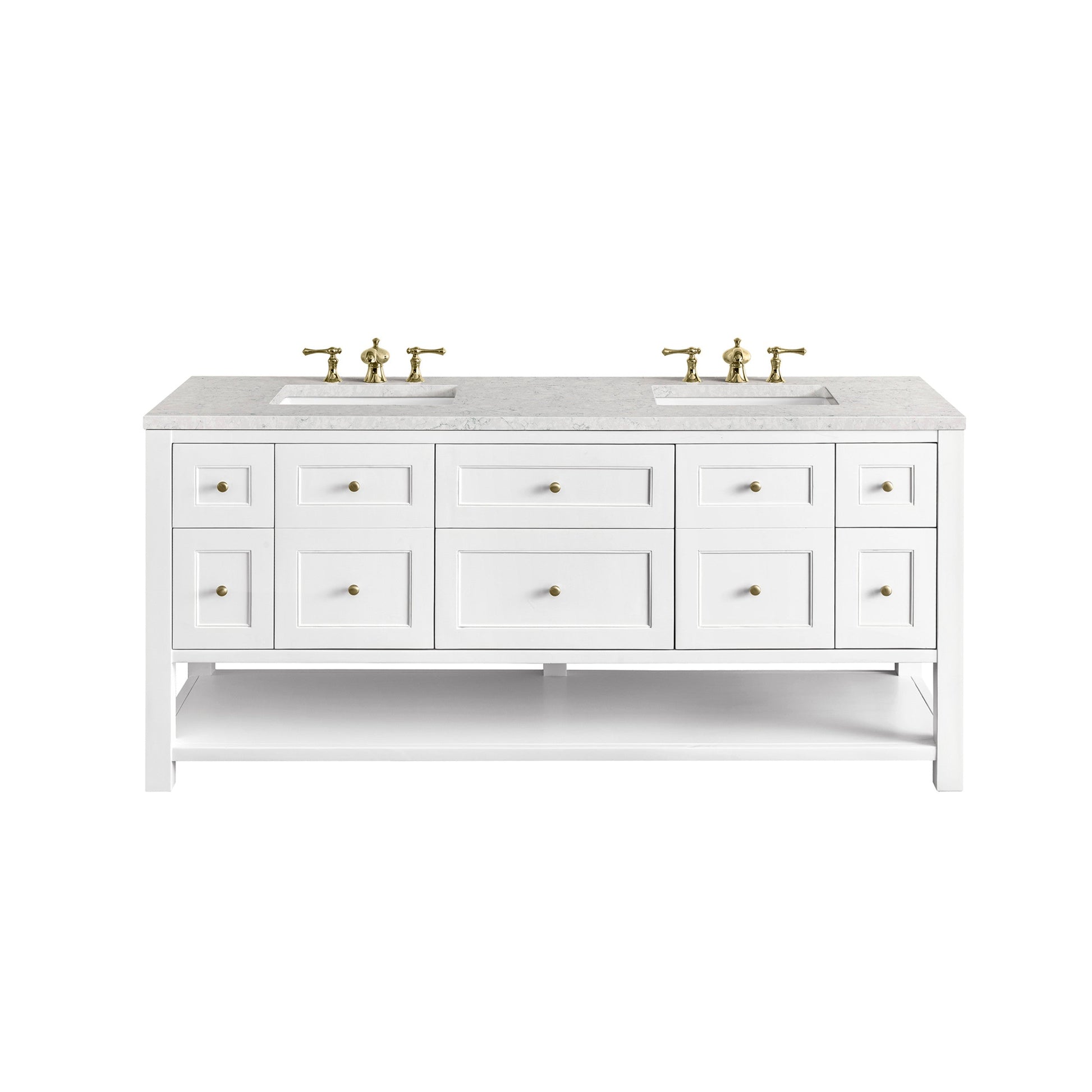 Bright White / Eternal Jasmine Pearl - 3 Faucet Holes