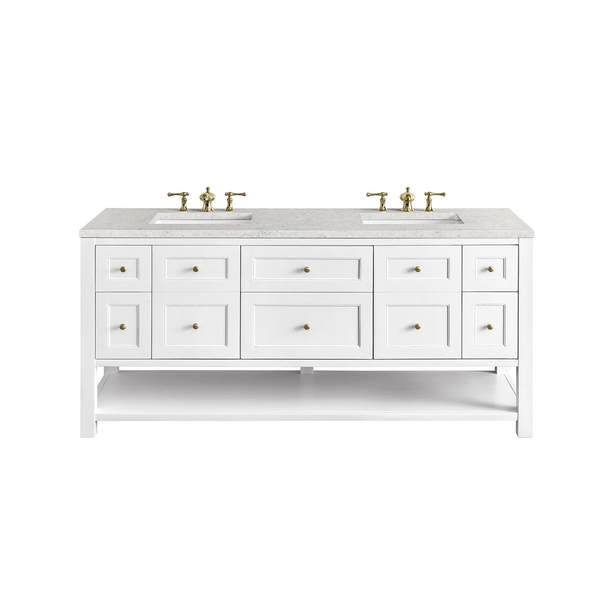 Bright White / Eternal Jasmine Pearl - 3 Faucet Holes