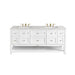 Bright White / Eternal Jasmine Pearl - 3 Faucet Holes