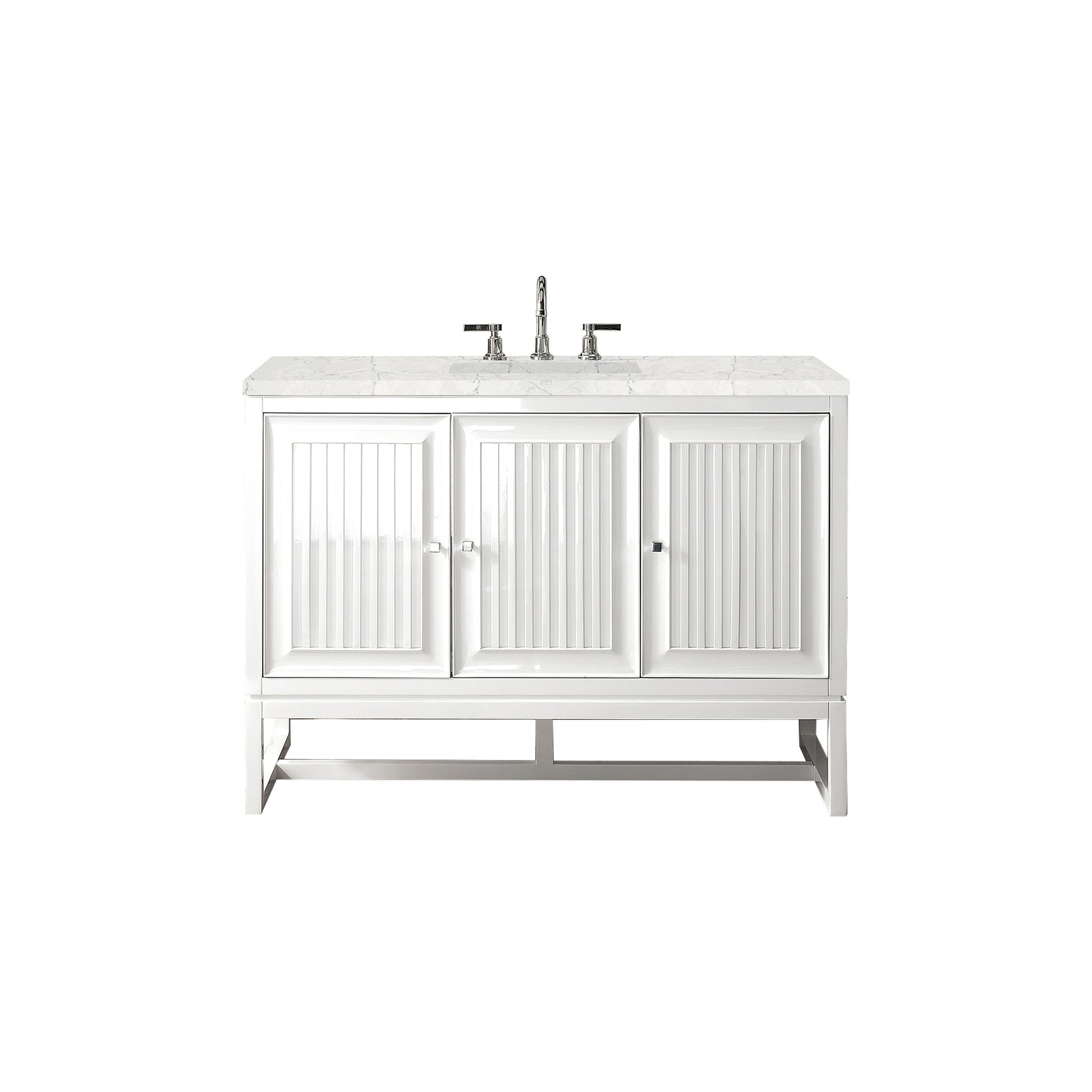 Glossy White / Eternal Jasmine Pearl - 3 Faucet Holes