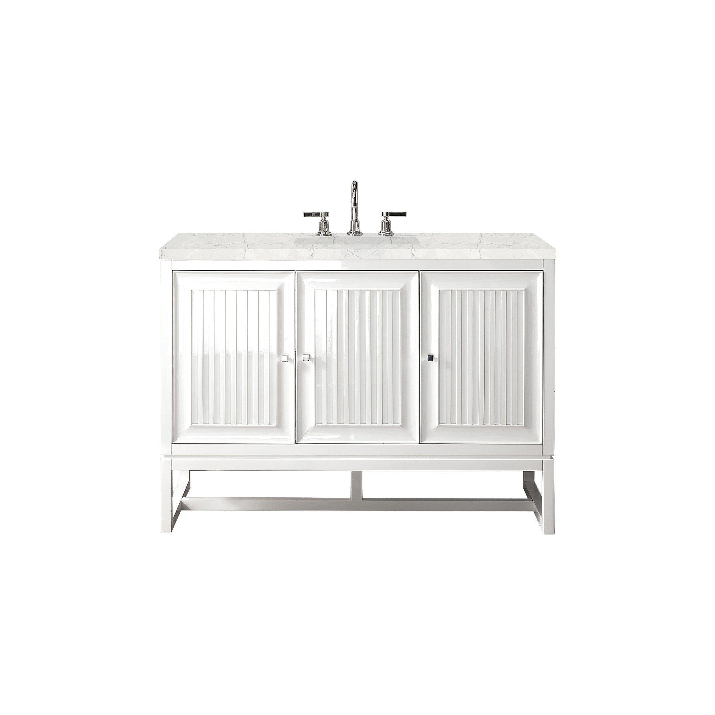 Glossy White / Eternal Jasmine Pearl - 3 Faucet Holes
