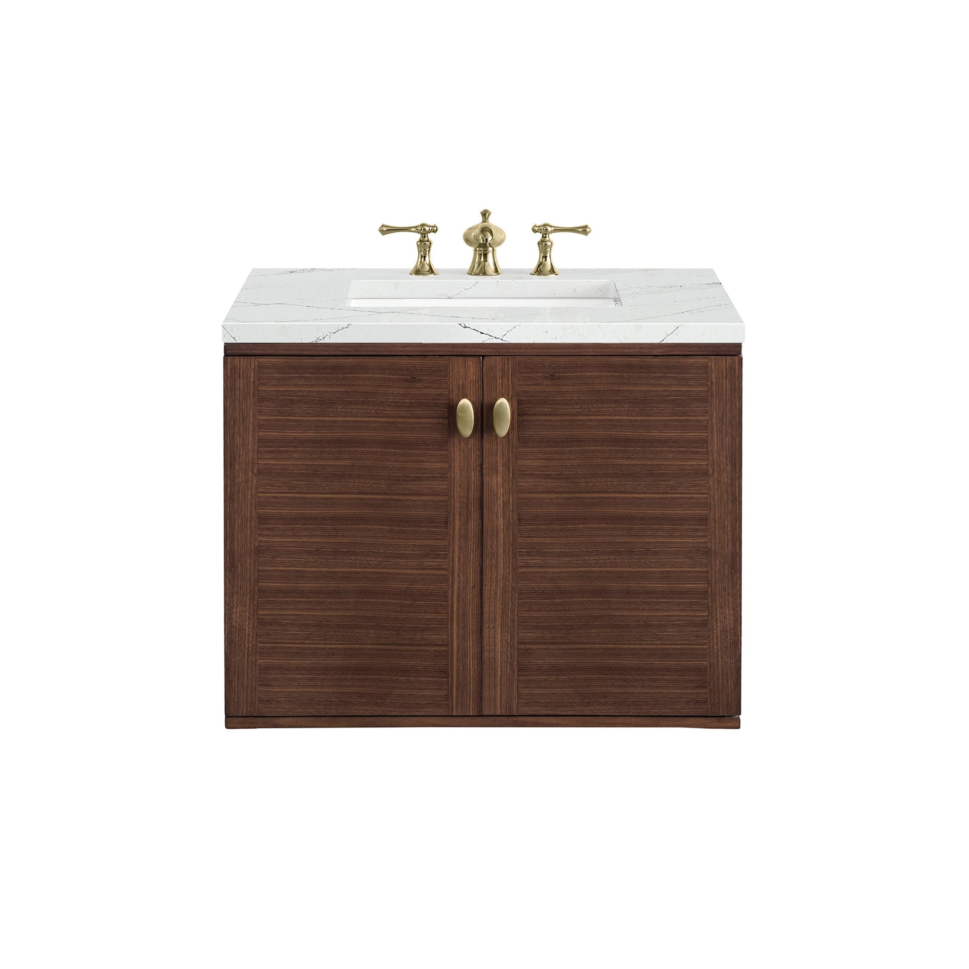 Mid-Century Walnut / Ethereal Noctis - 3 Faucet Holes