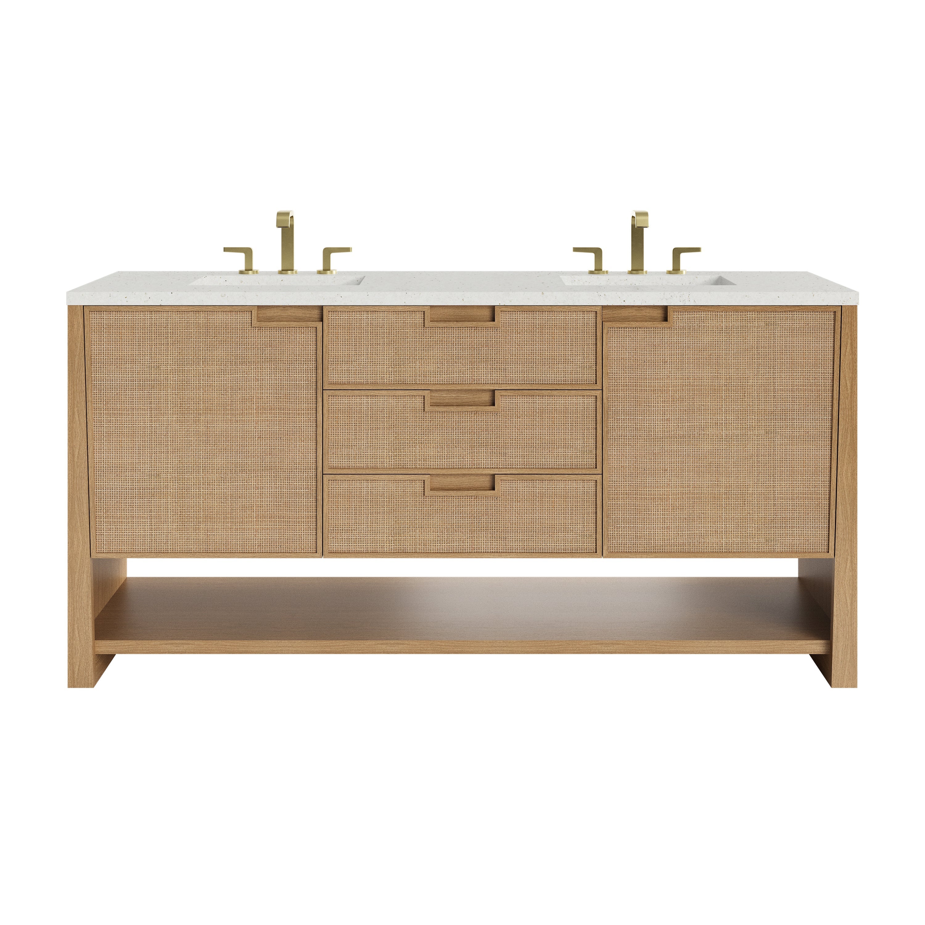 Seaside Oak / Lime Delight - 3 Faucet Holes