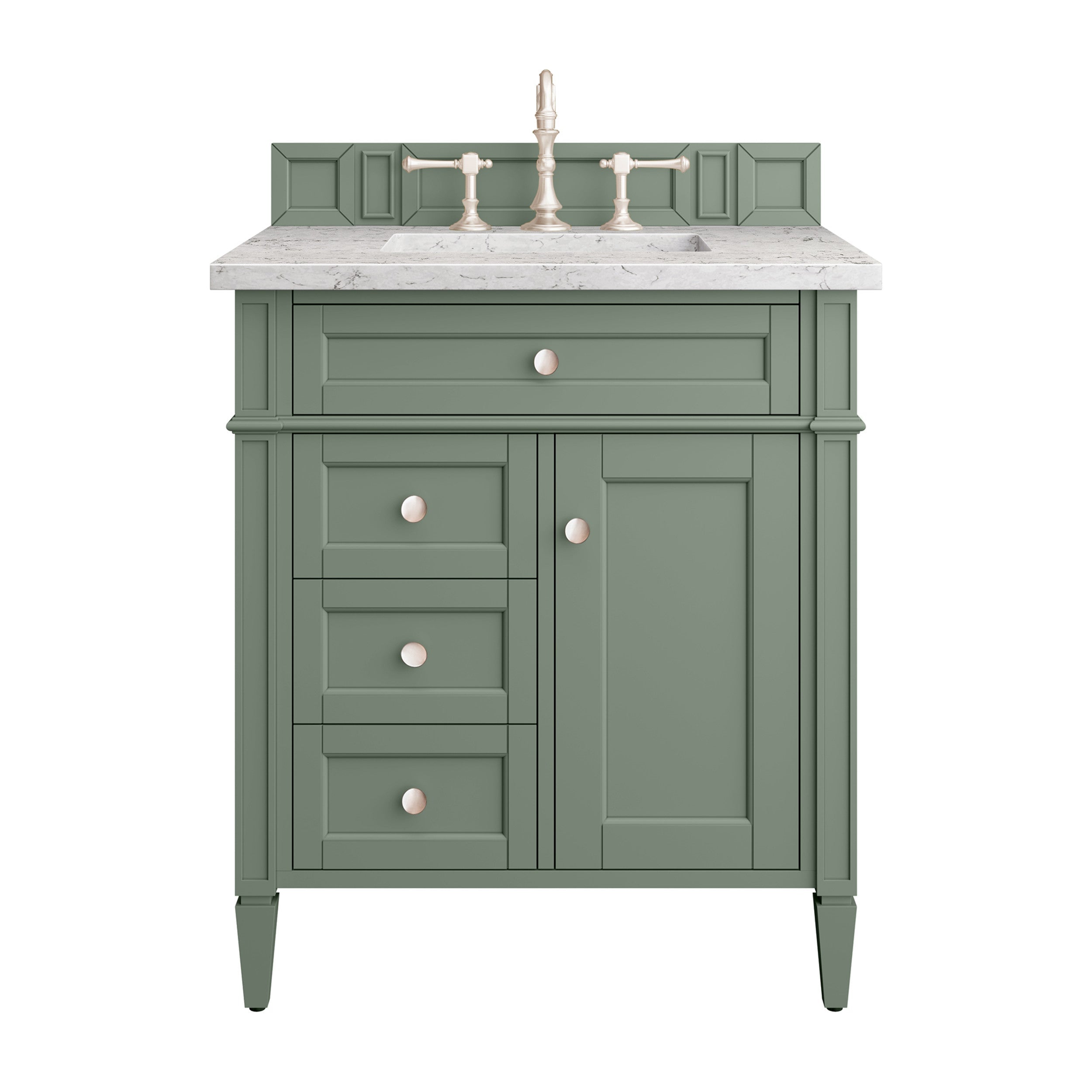 Smokey Celadon / Eternal Jasmine Pearl - 3 Faucet Holes