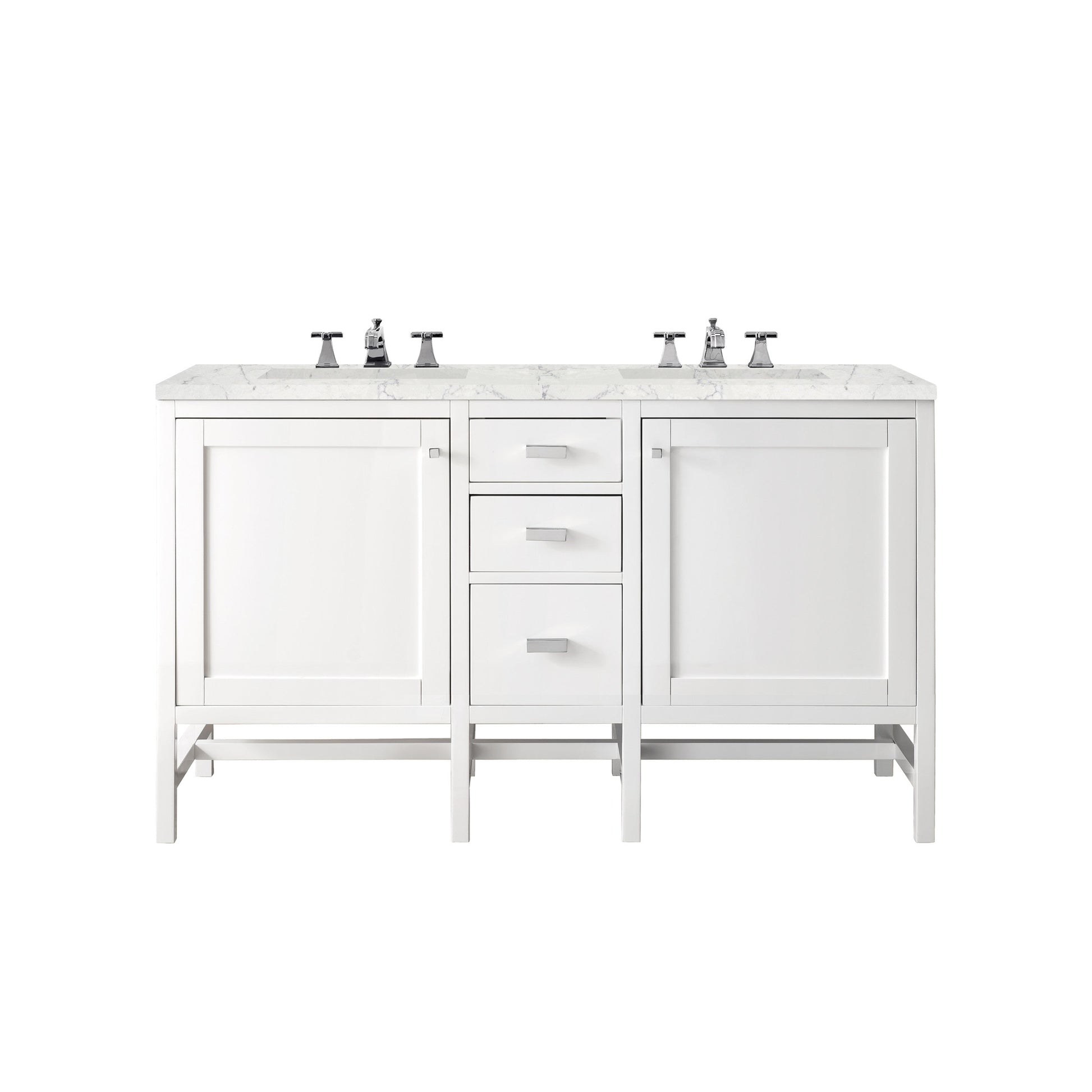 Glossy White / Eternal Jasmine Pearl - 3 Faucet Holes