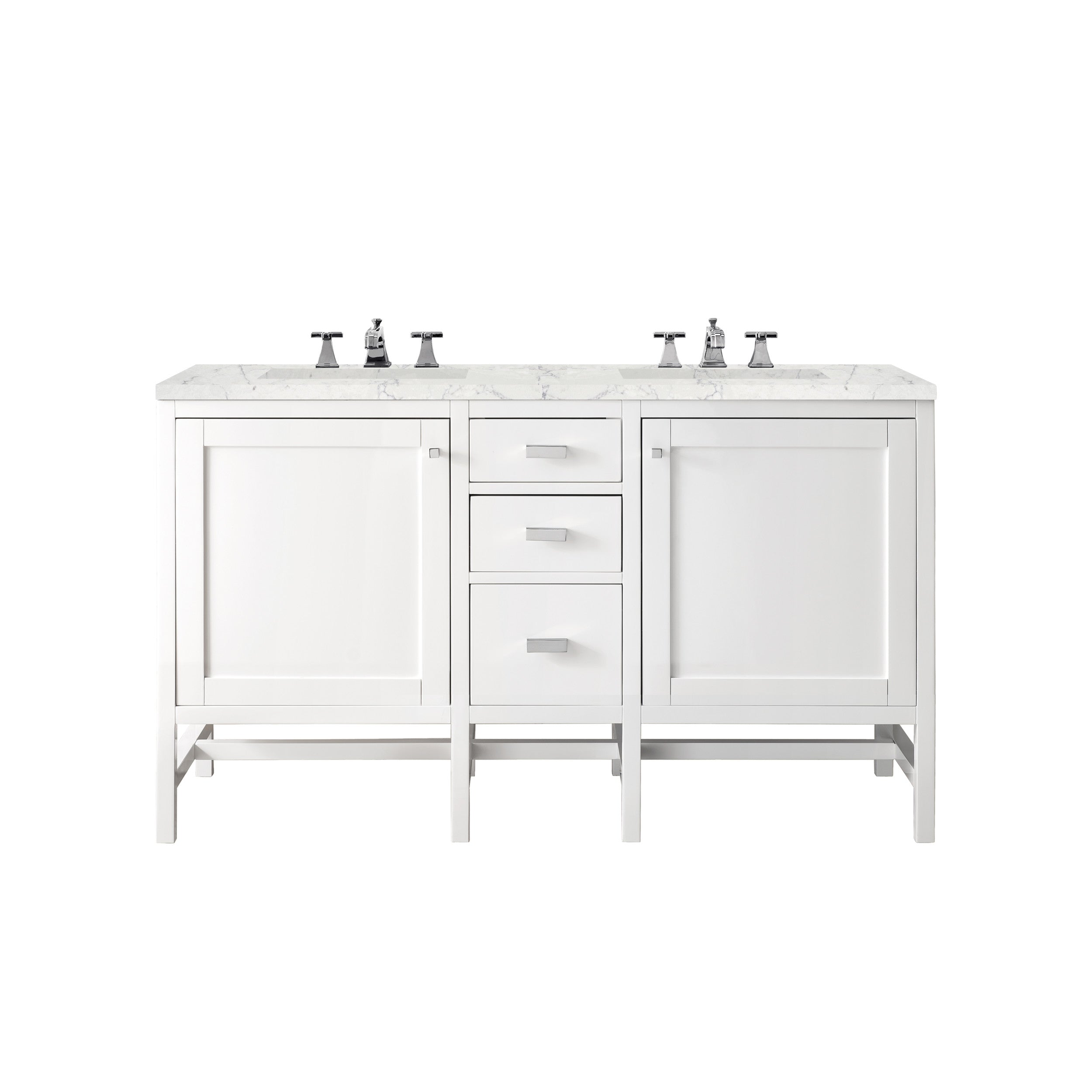 Glossy White / Eternal Jasmine Pearl - 3 Faucet Holes
