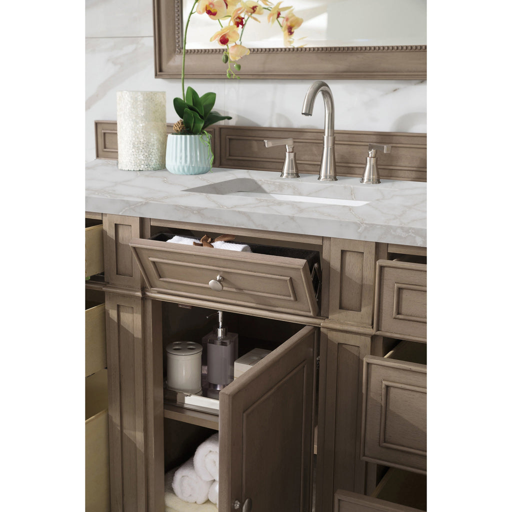Whitewashed Walnut / Victorian Silver - 3 Faucet Holes
