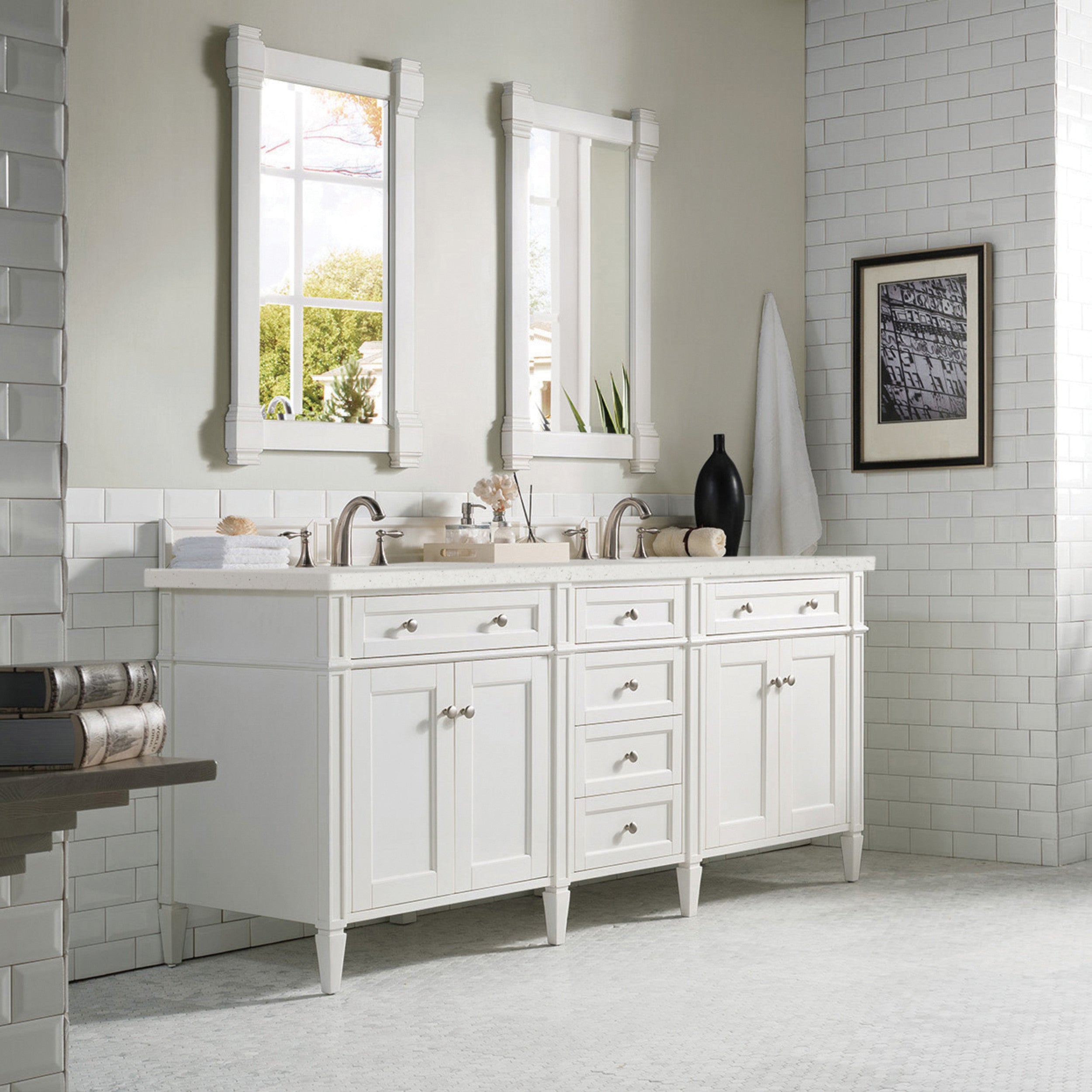 Bright White / Lime Delight - 3 Faucet Holes