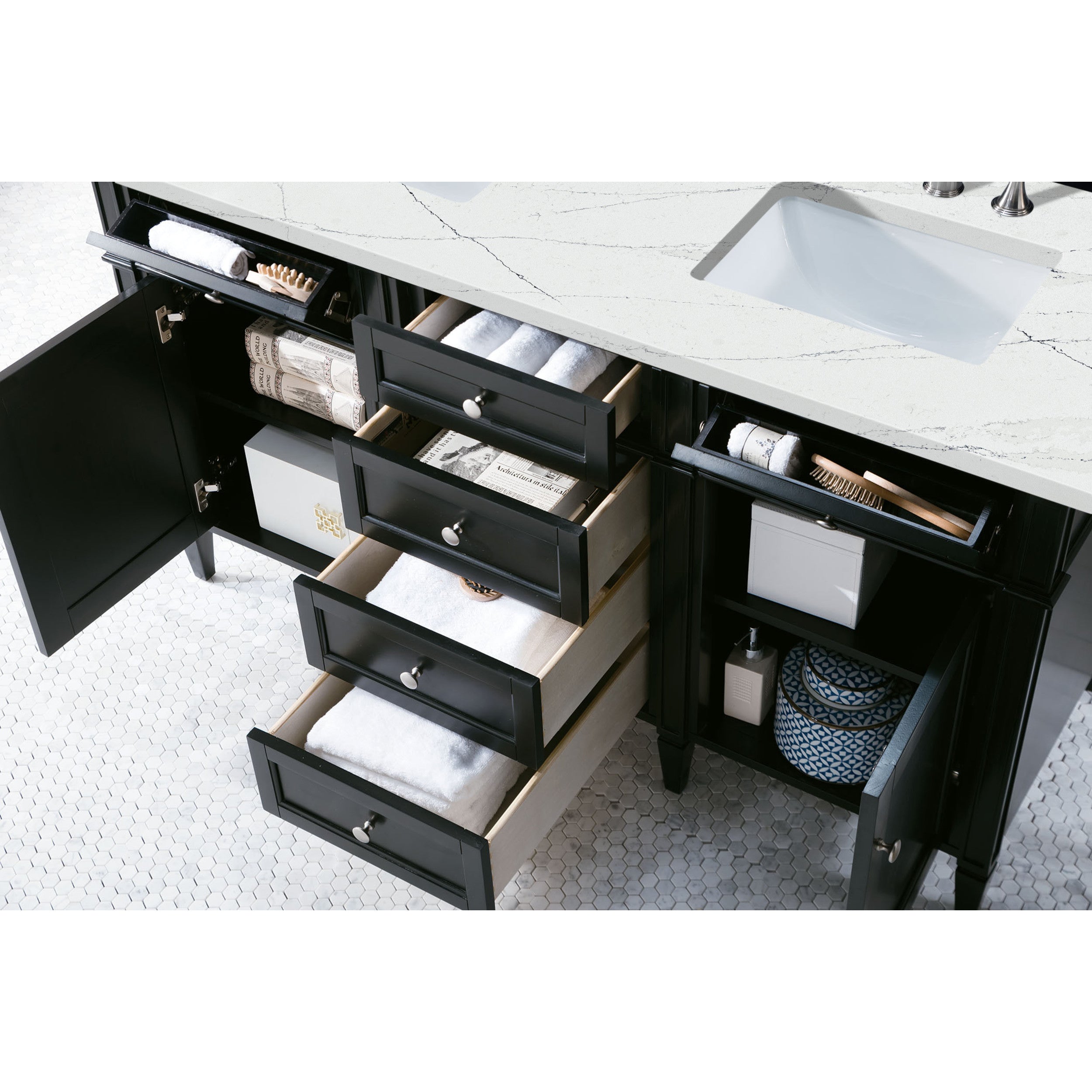 Black Onyx / Ethereal Noctis - 3 Faucet Holes