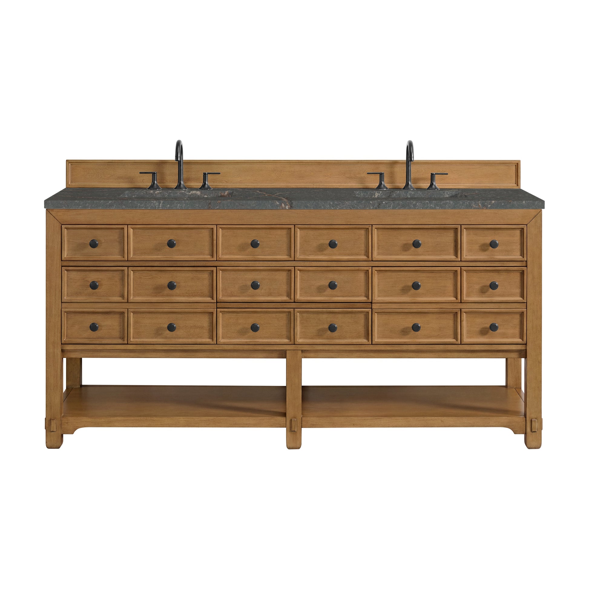 Amber Birch / Parisien Bleu - 3 Faucet Holes