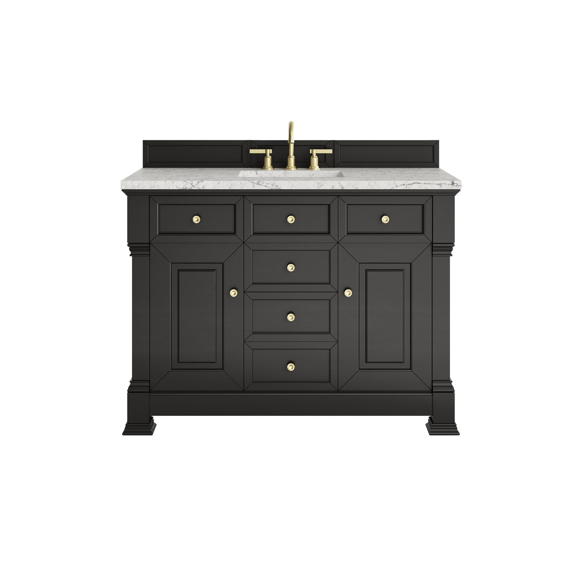 Black Onyx / Eternal Jasmine Pearl - 3 Faucet Holes