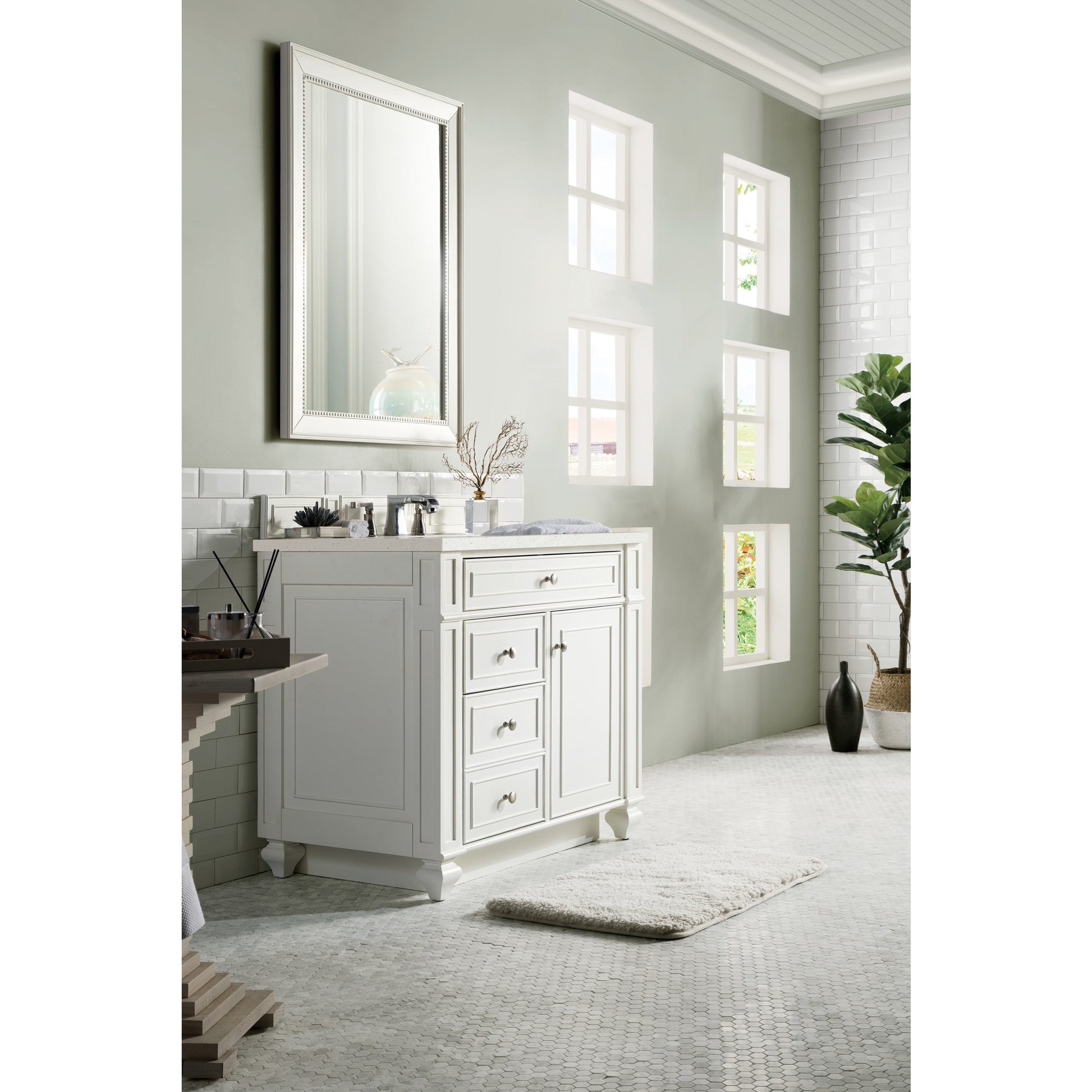 Bright White / Lime Delight - 3 Faucet Holes