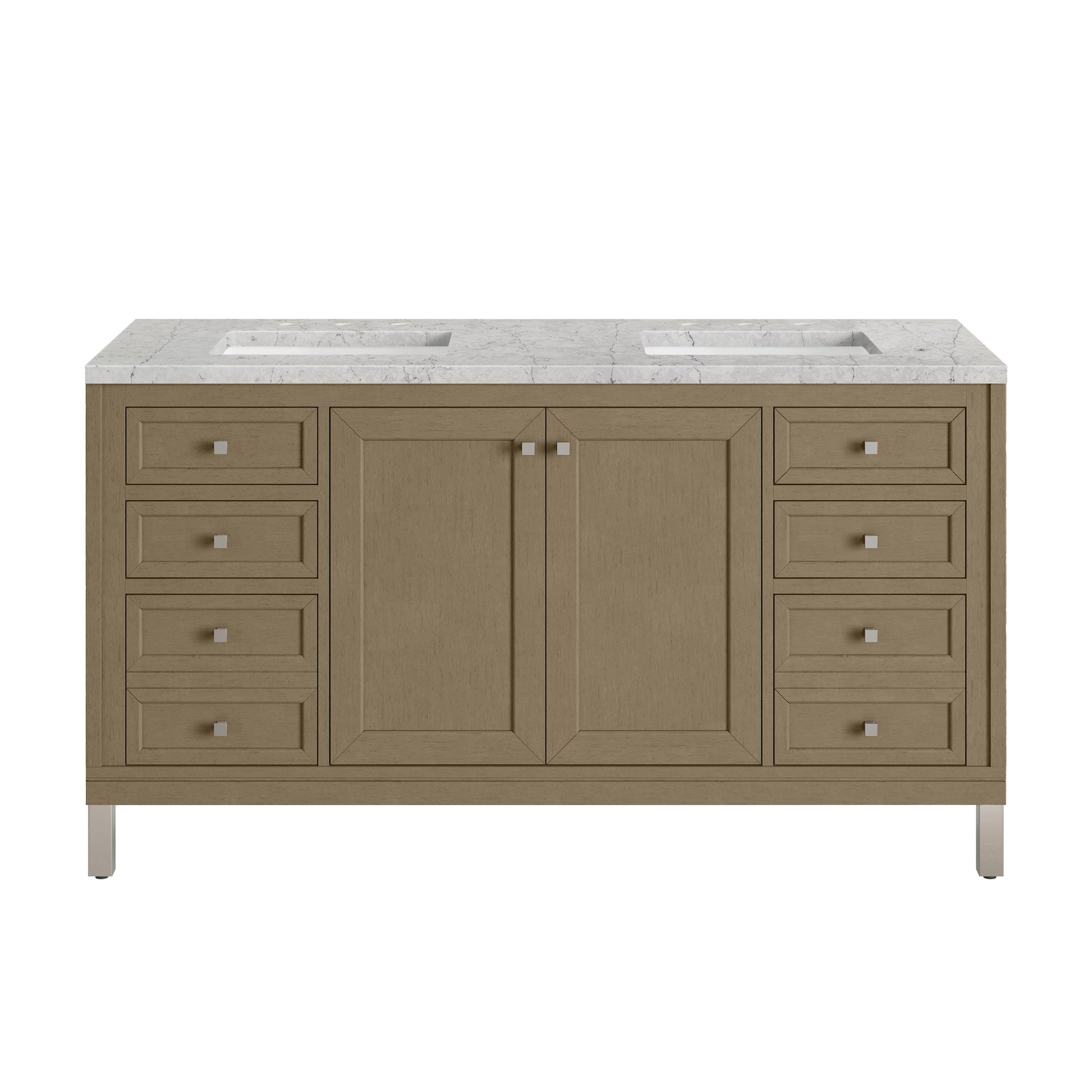 Walnut Whisper / Eternal Jasmine Pearl - 3 Faucet Holes