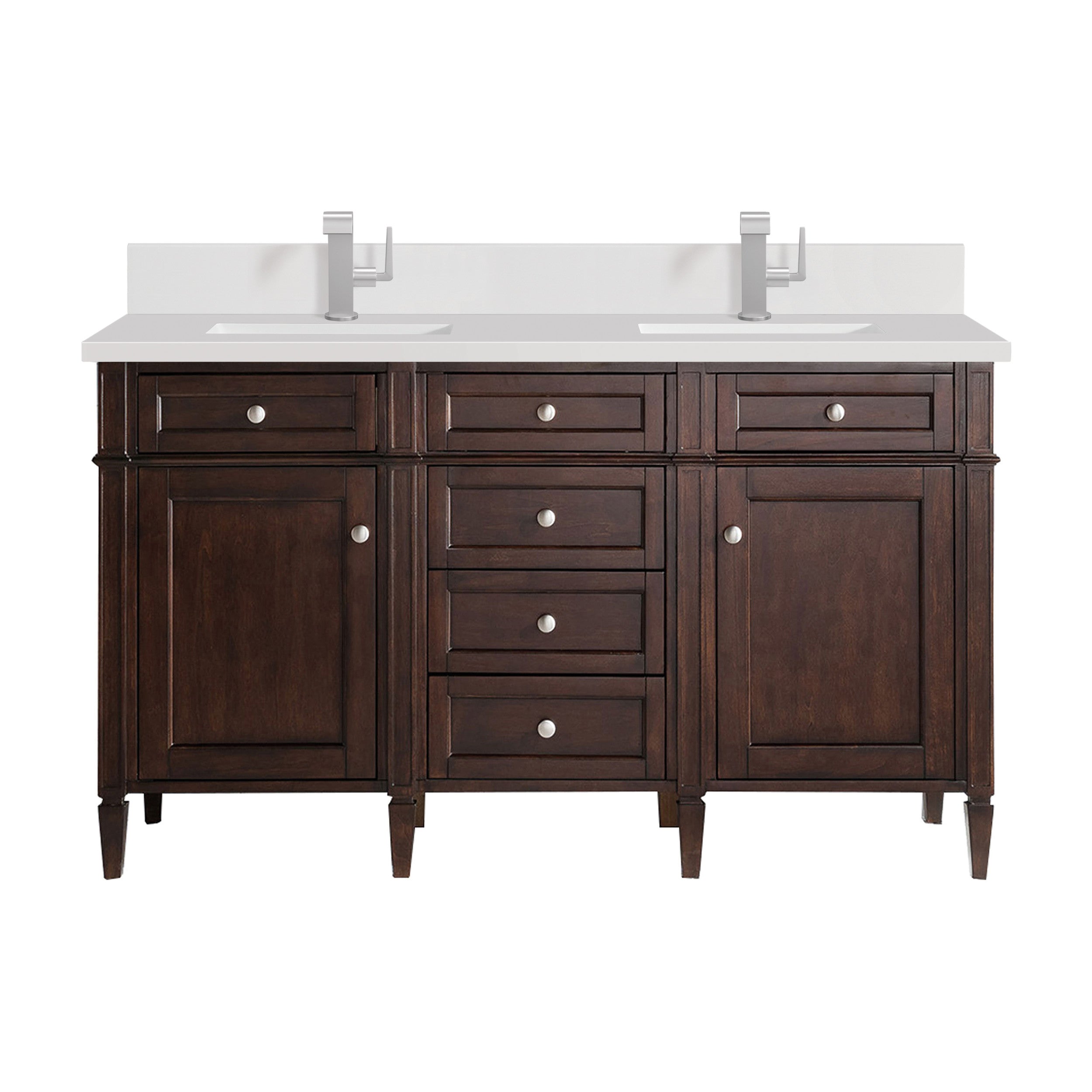 Burnished Mahogany / White Zeus - 1 Faucet Hole