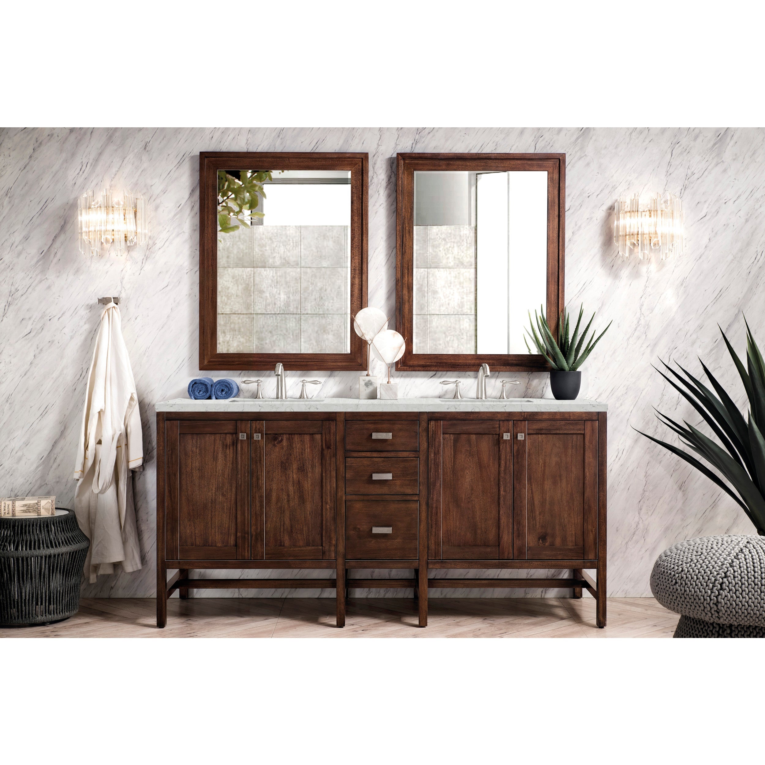 Mid-Century Acacia / Eternal Jasmine Pearl - 3 Faucet Holes