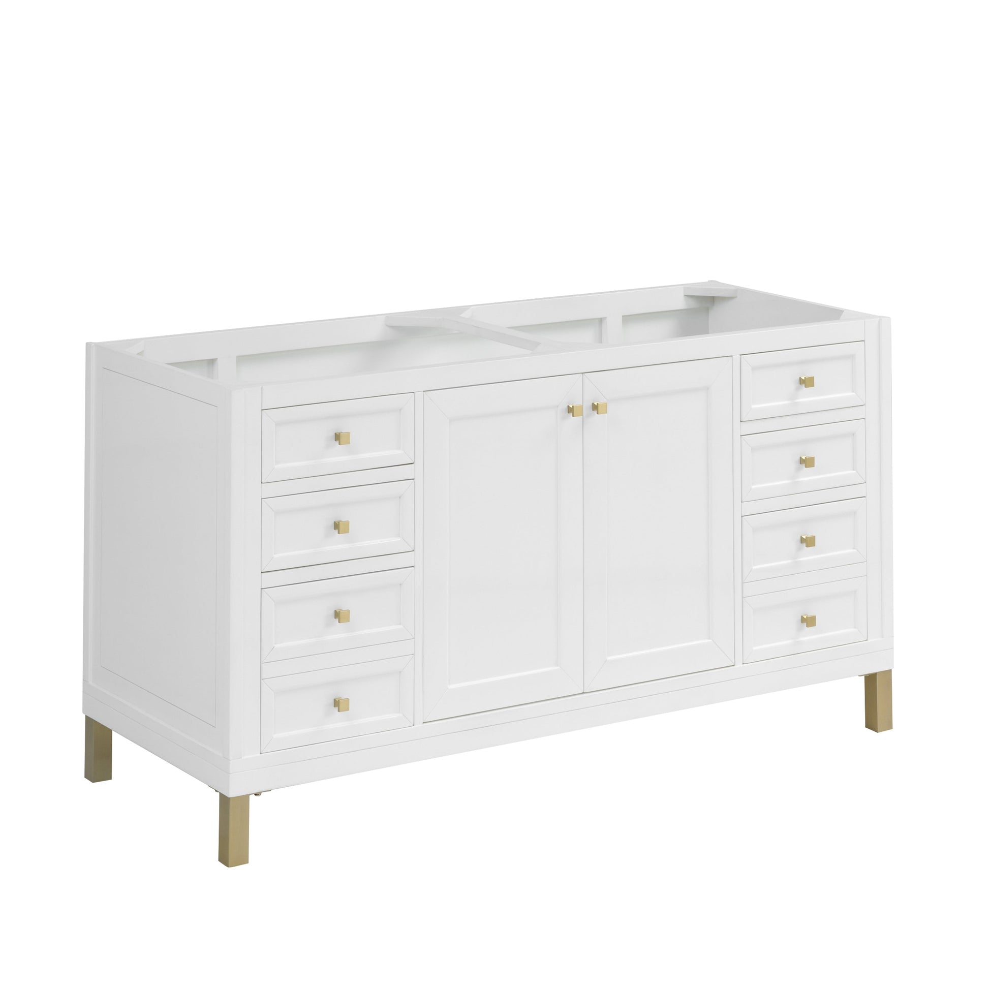 Glossy White / White Zeus - 3 Faucet Holes