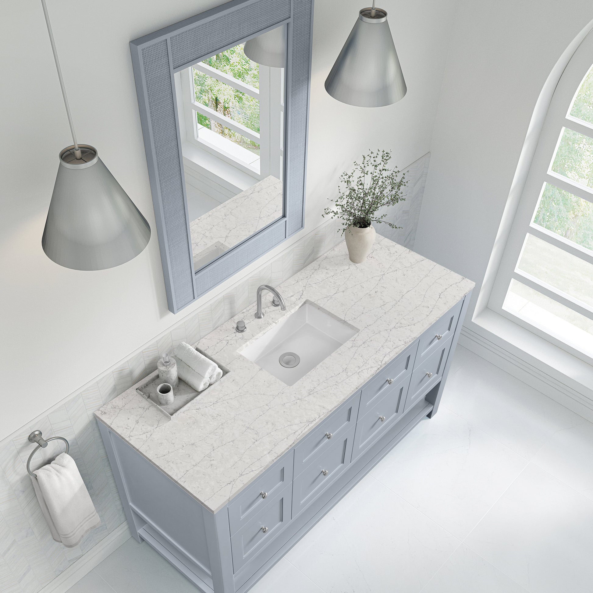Serenity Blue / Ethereal Noctis - 3 Faucet Holes