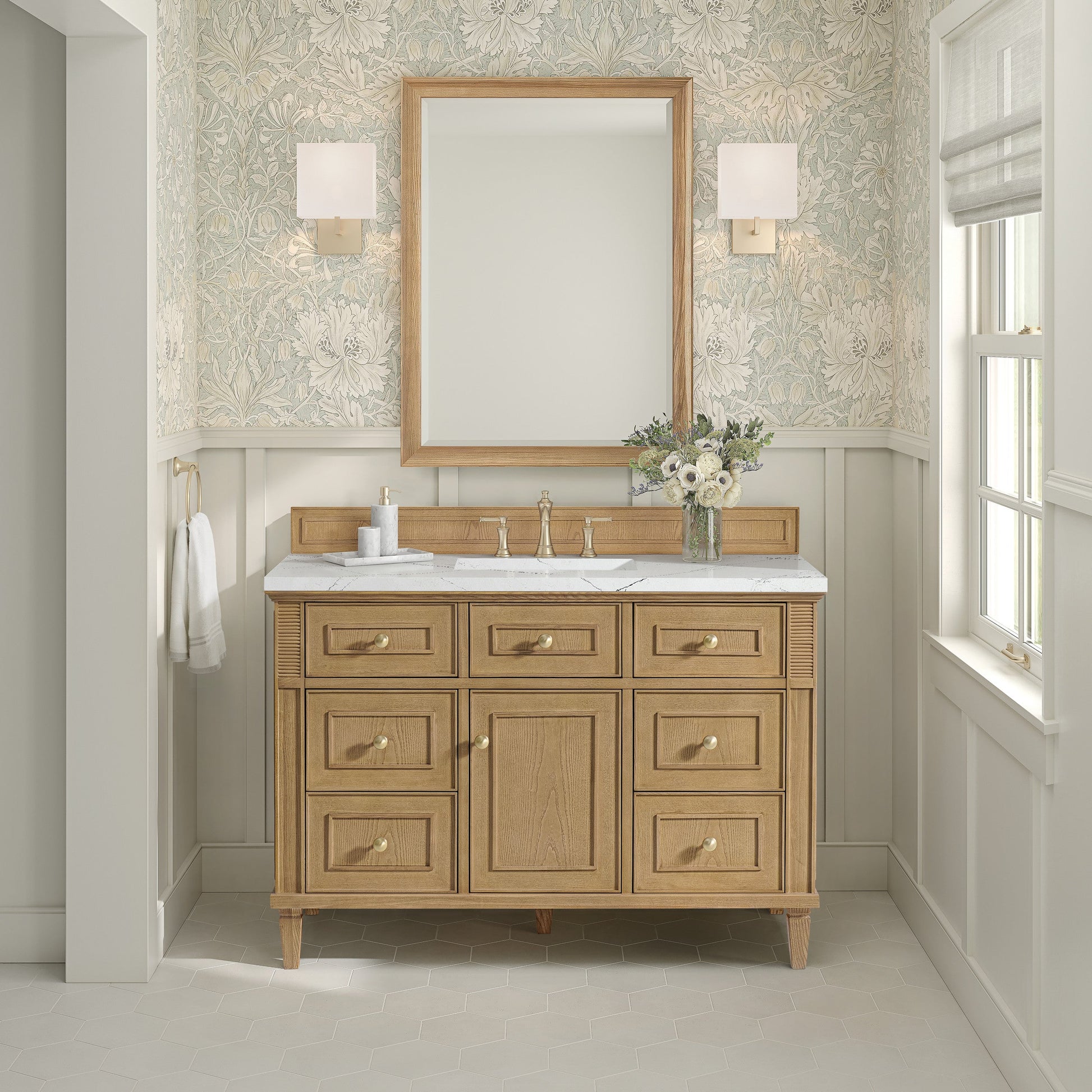 Light Natural Oak / Ethereal Noctis - 3 Faucet Holes