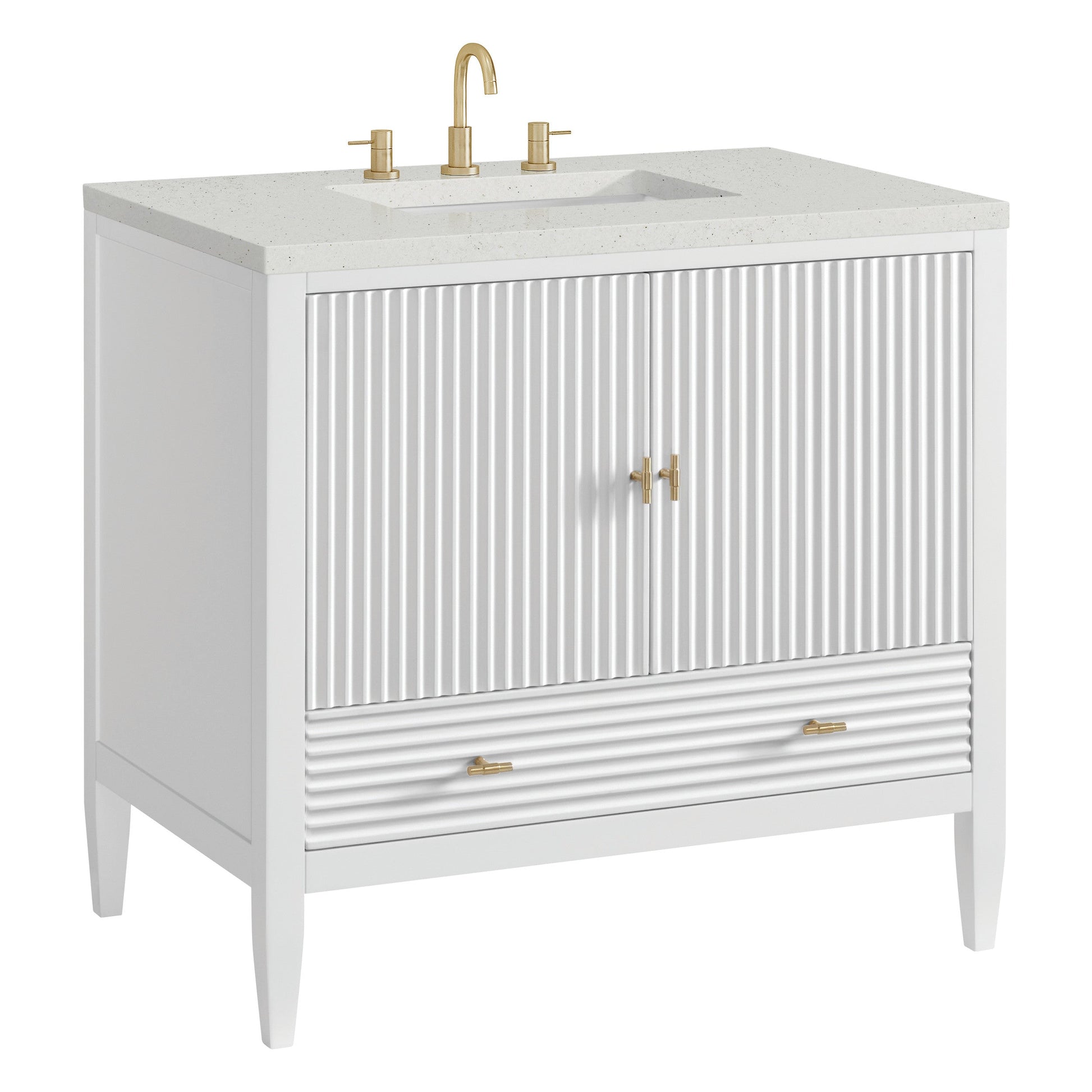 Bright White / Lime Delight - 3 Faucet Holes