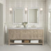 Whitewashed Oak / Eternal Jasmine Pearl - 3 Faucet Holes