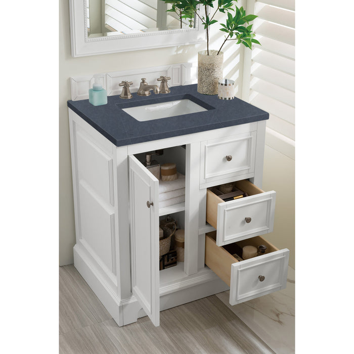 Bright White / Charcoal Soapstone - 3 Faucet Holes