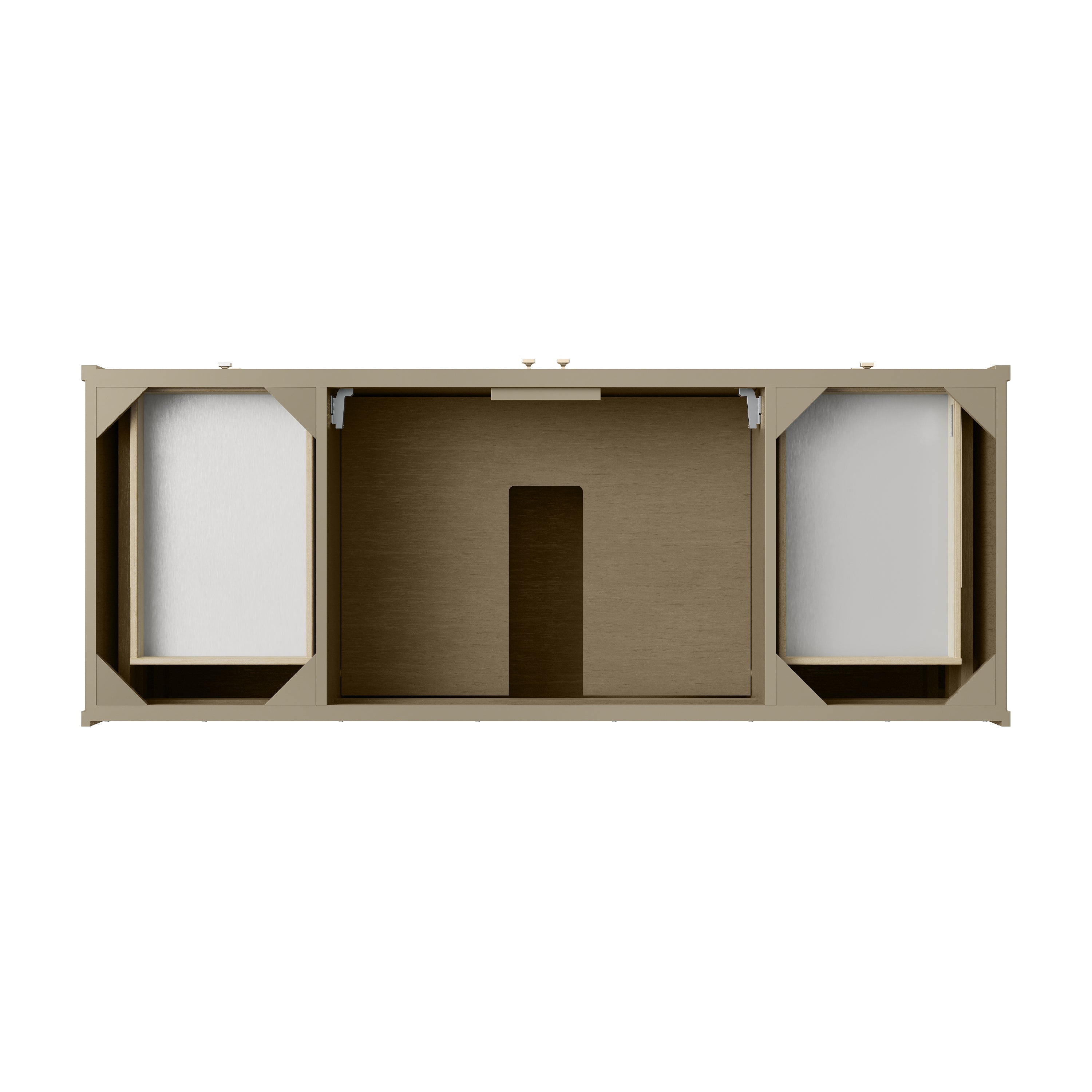 Walnut Whisper / White Zeus - 1 Faucet Hole