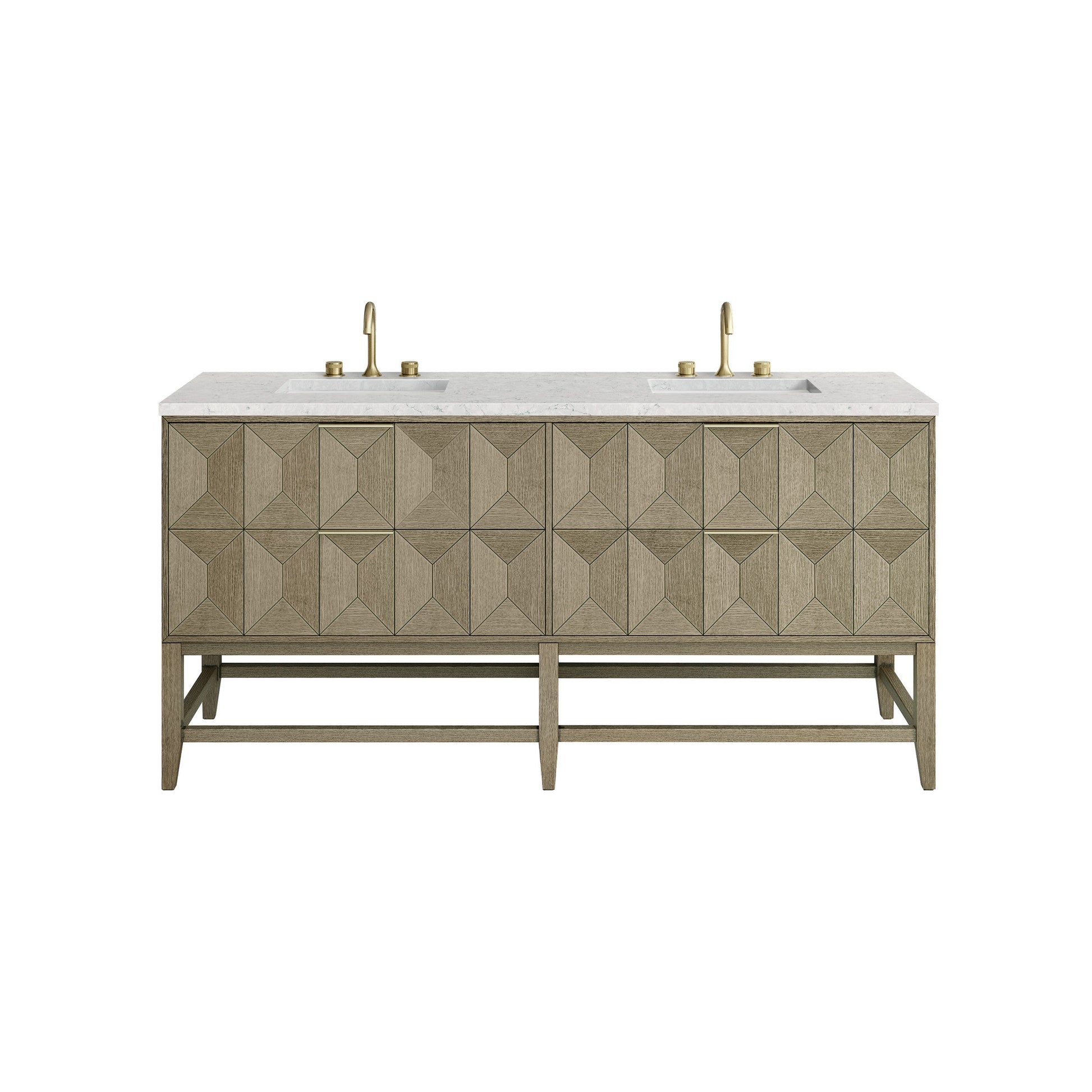 Pebble Oak / Eternal Jasmine Pearl - 3 Faucet Holes