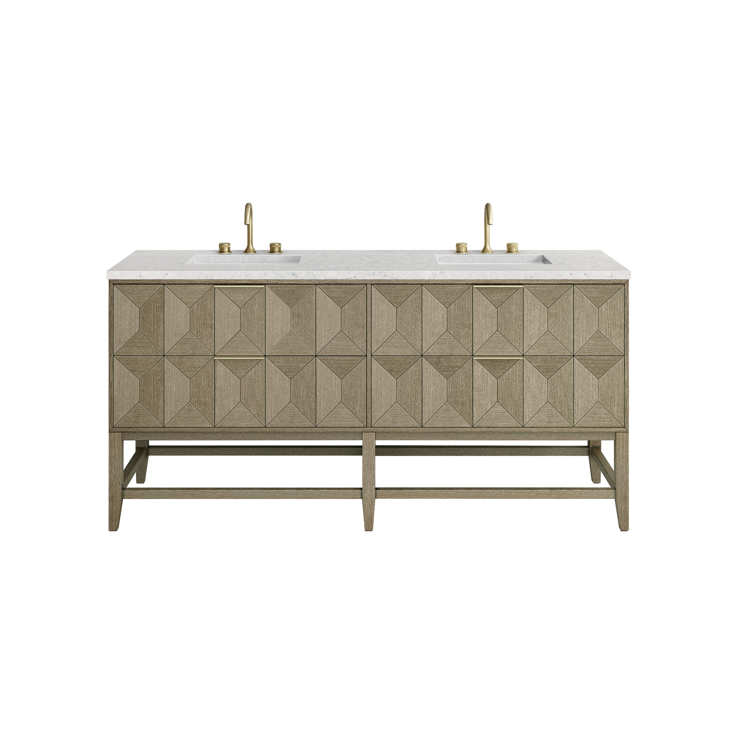 Pebble Oak / Eternal Jasmine Pearl - 3 Faucet Holes