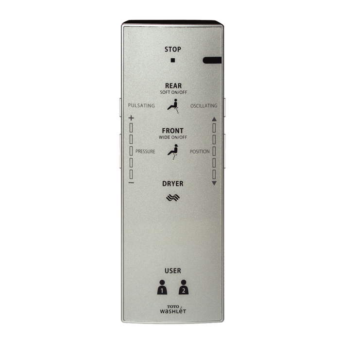 Toto Washlet S350E Remote Control with Mounting Bracket