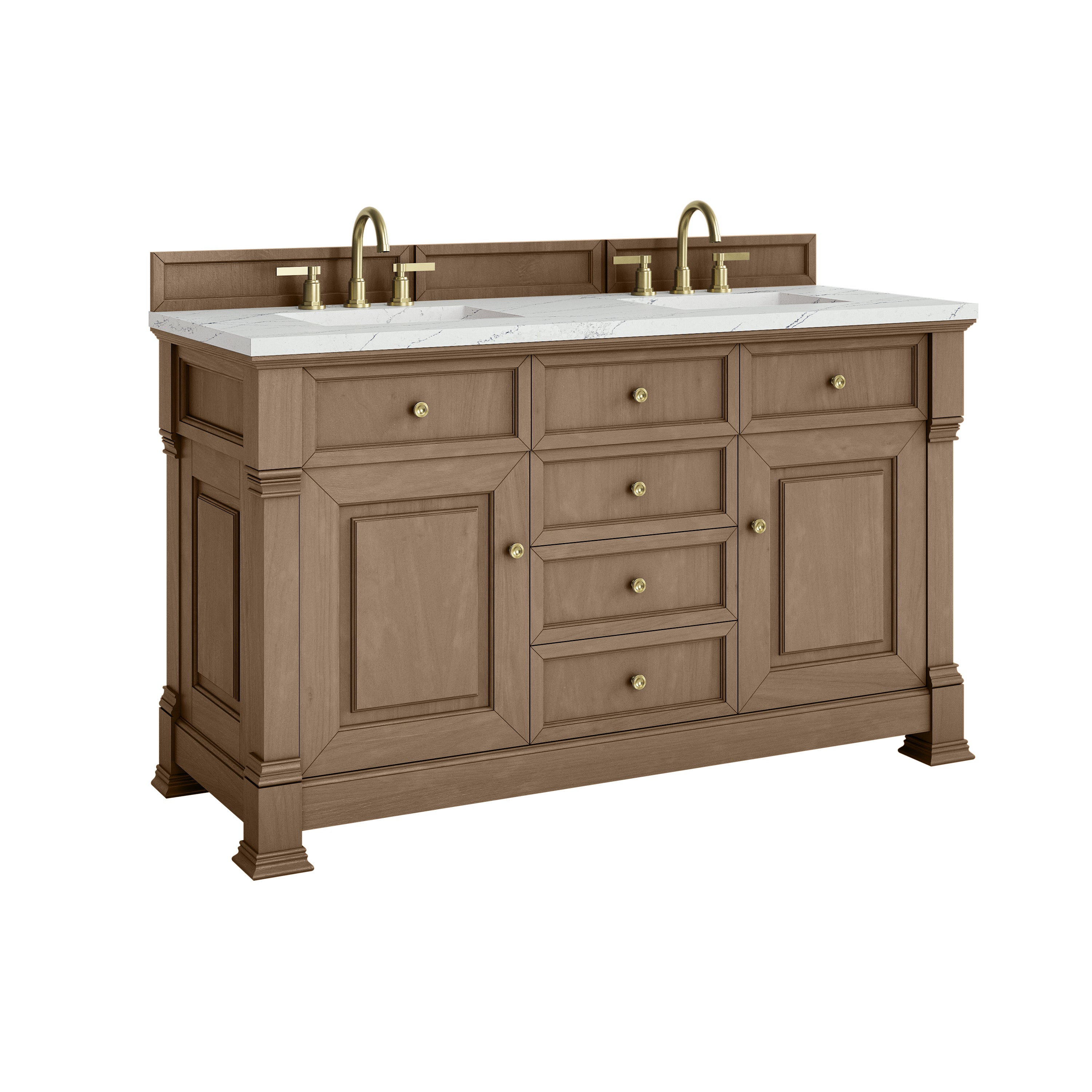 Pecan / Ethereal Noctis - 3 Faucet Holes