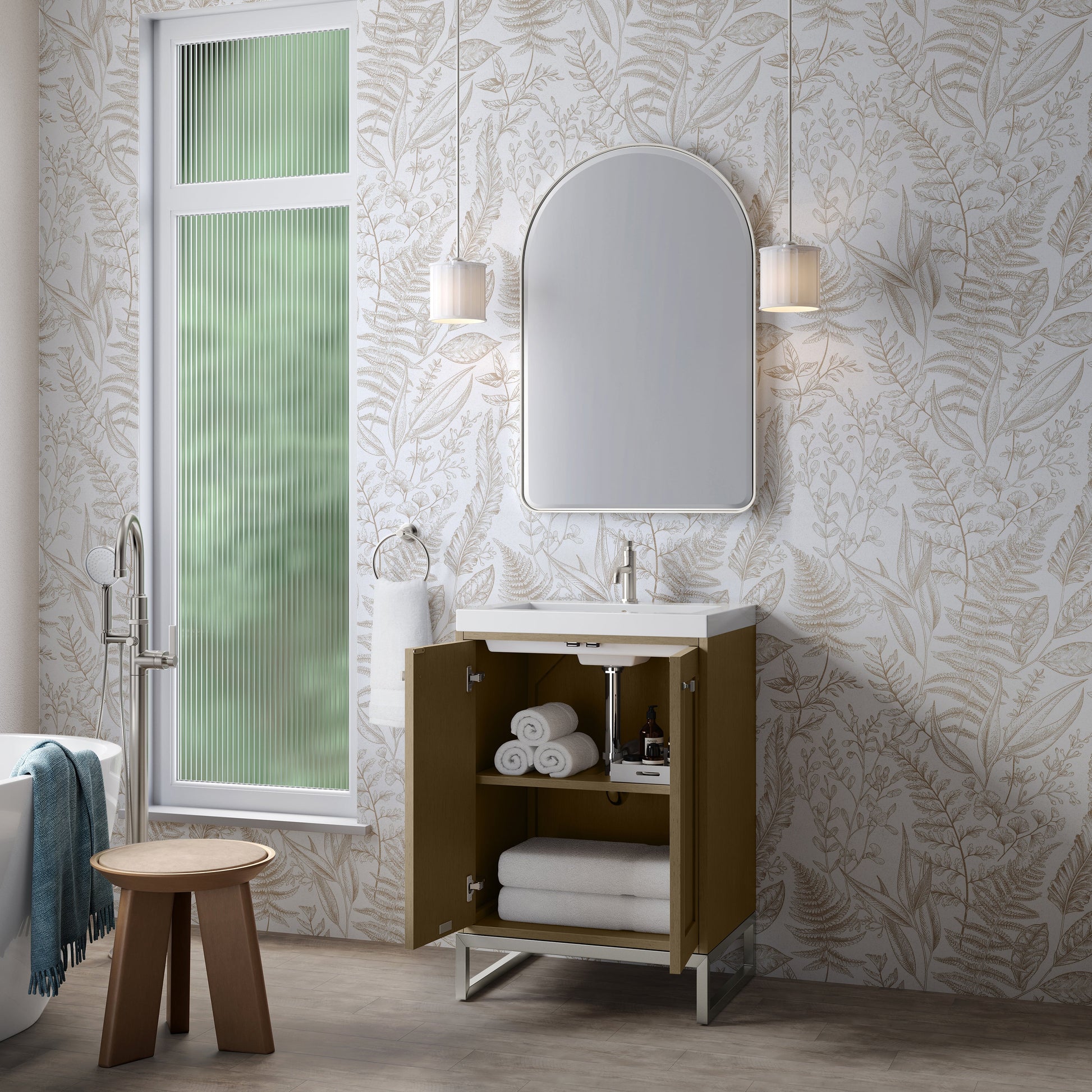 Walnut Whisper / Brushed Nickel