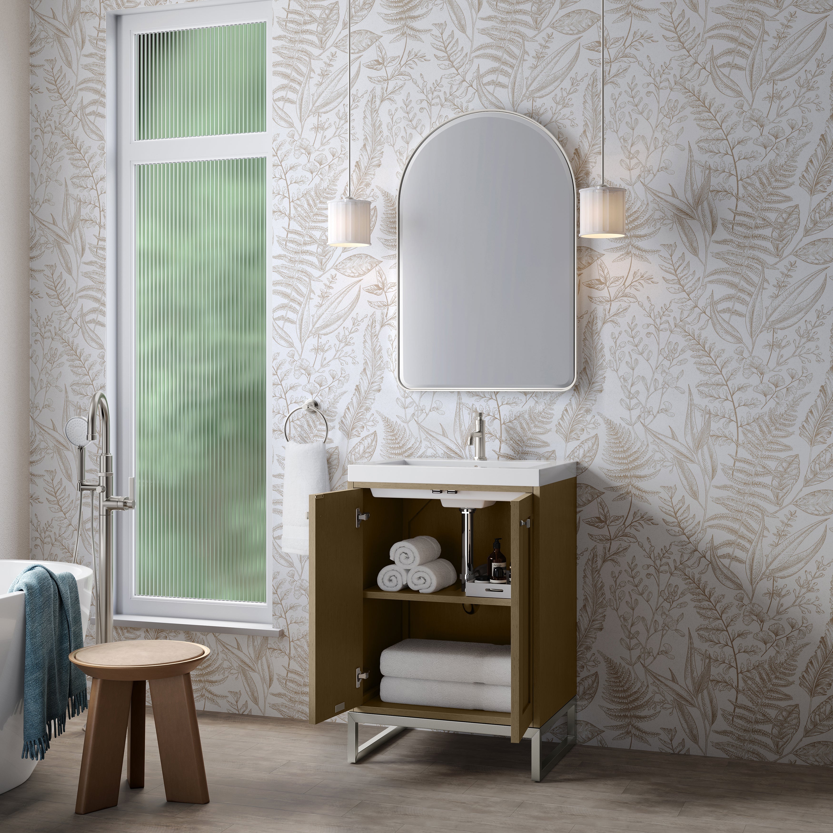 Walnut Whisper / Brushed Nickel