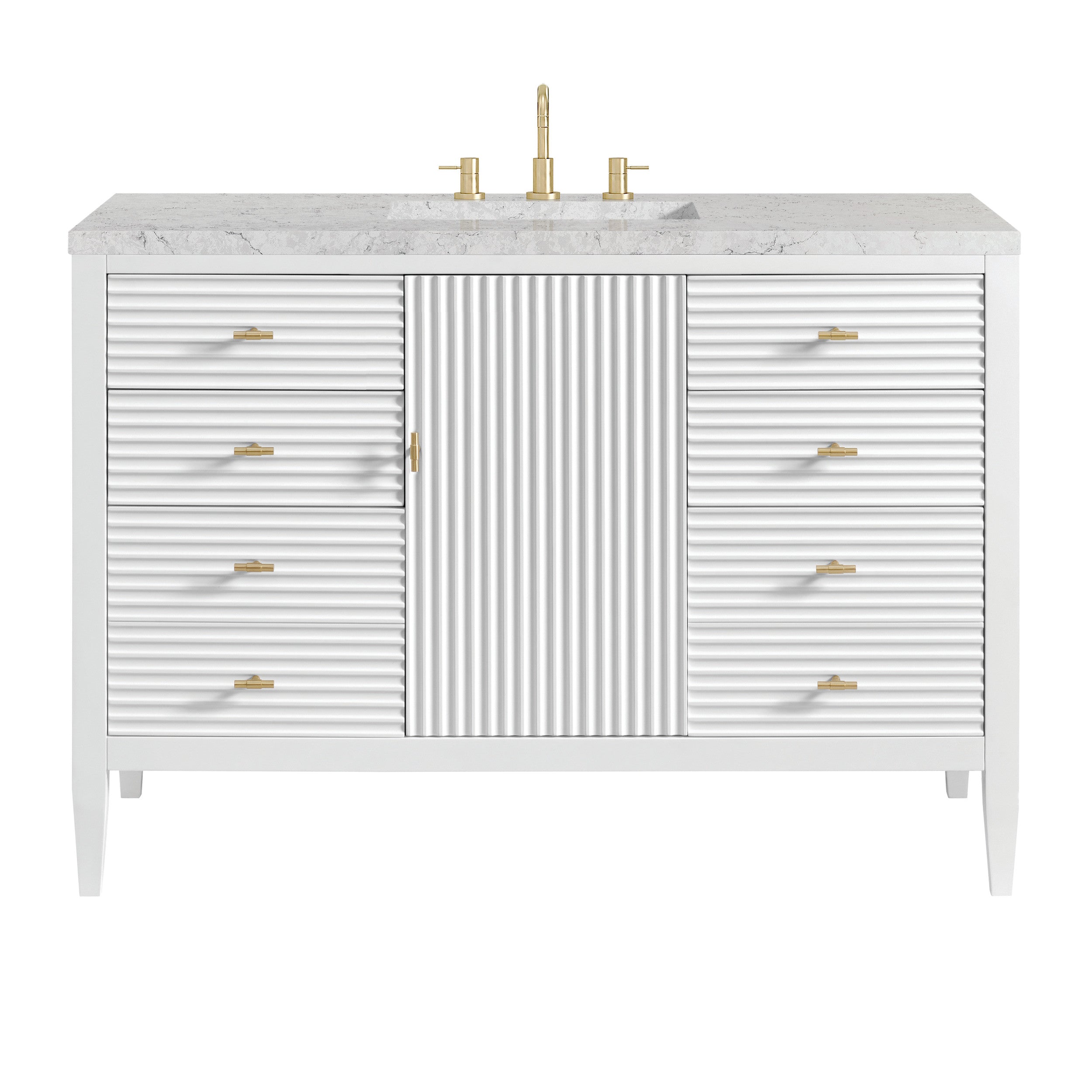 Bright White / Eternal Jasmine Pearl - 3 Faucet Holes