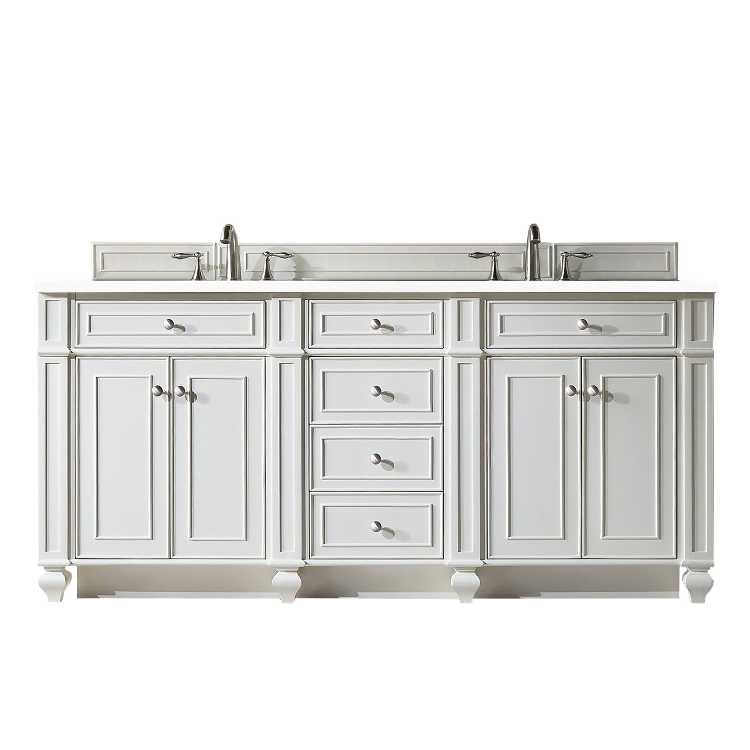 Bright White / White Zeus - 3 Faucet Holes