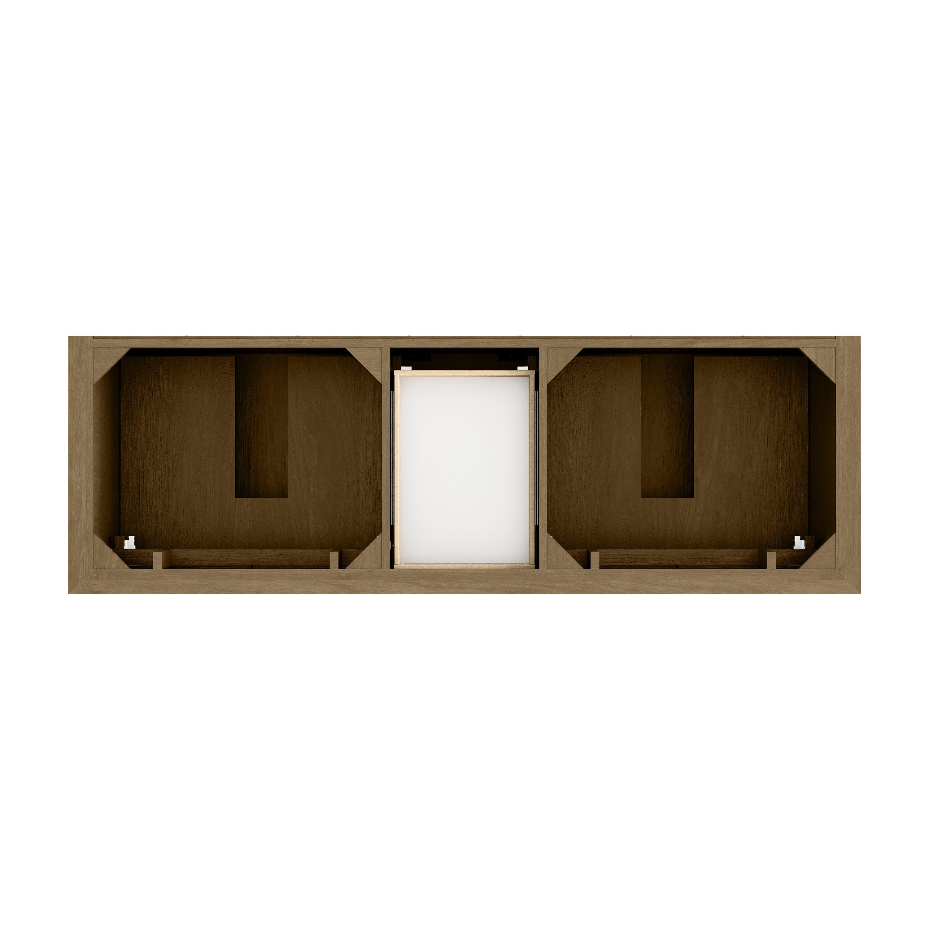 Honey Oak / Victorian Silver - 3 Faucet Holes